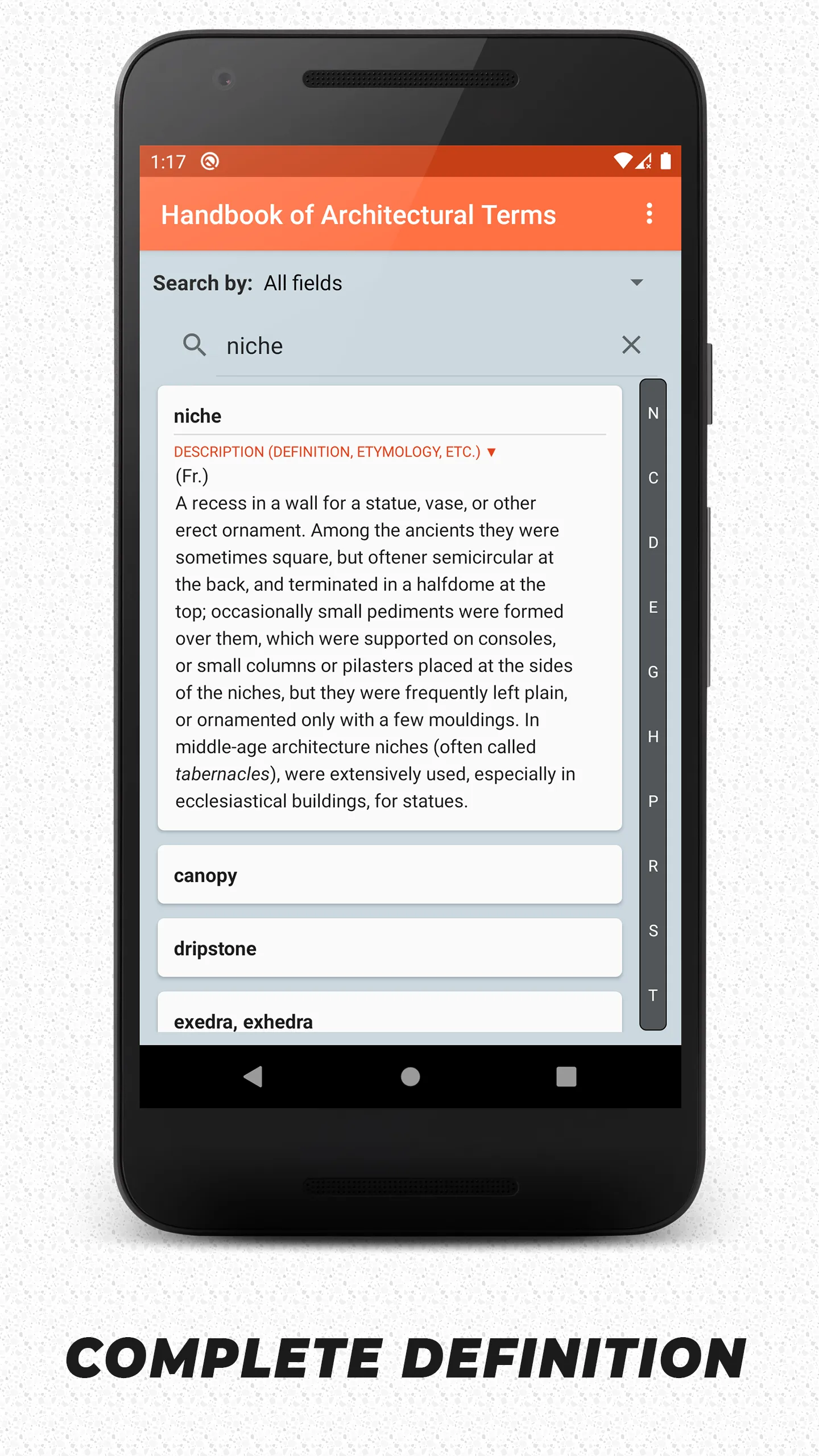 Architectural Terms | Indus Appstore | Screenshot