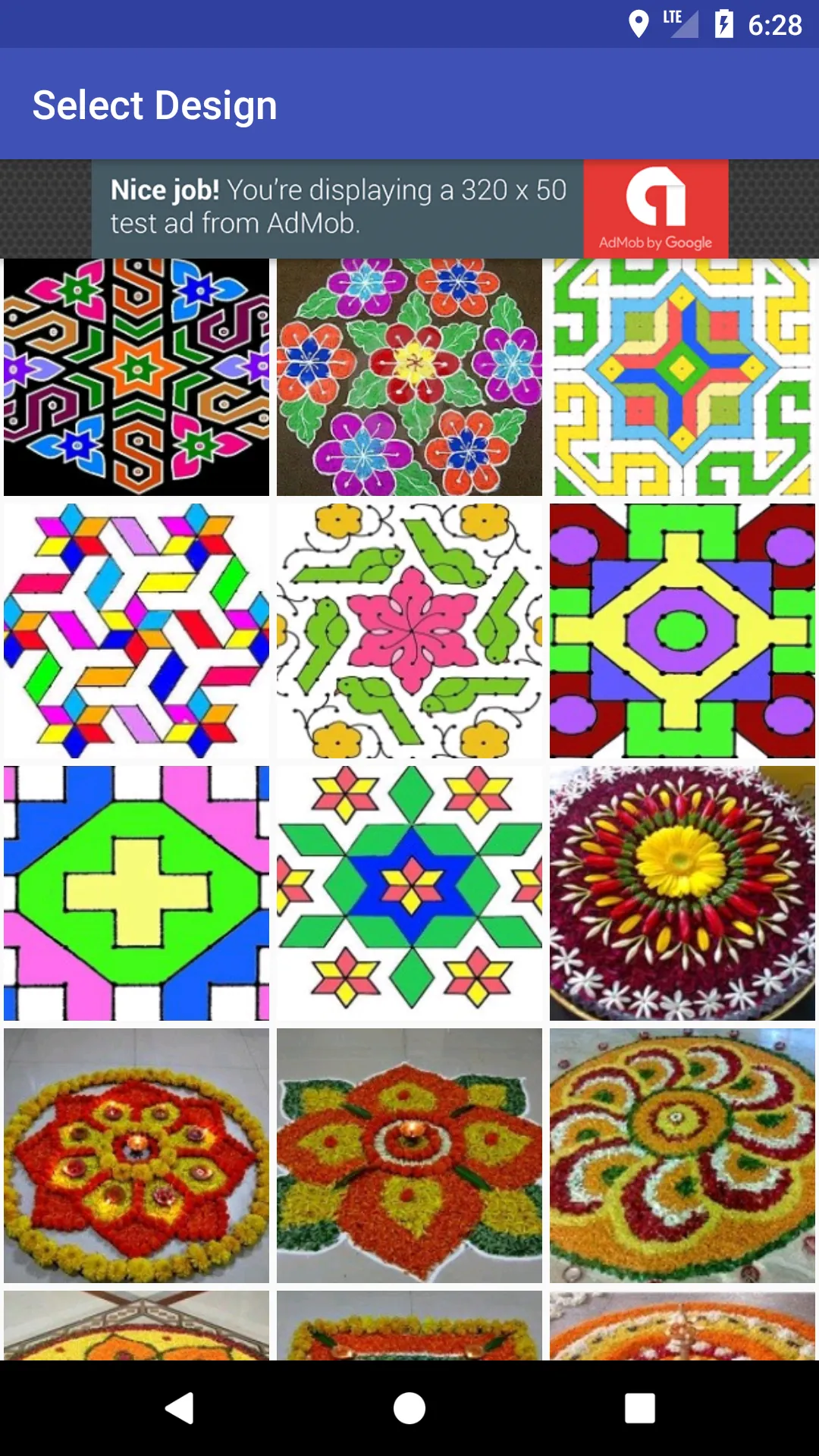 Latest Rangoli Designs Offline | Indus Appstore | Screenshot