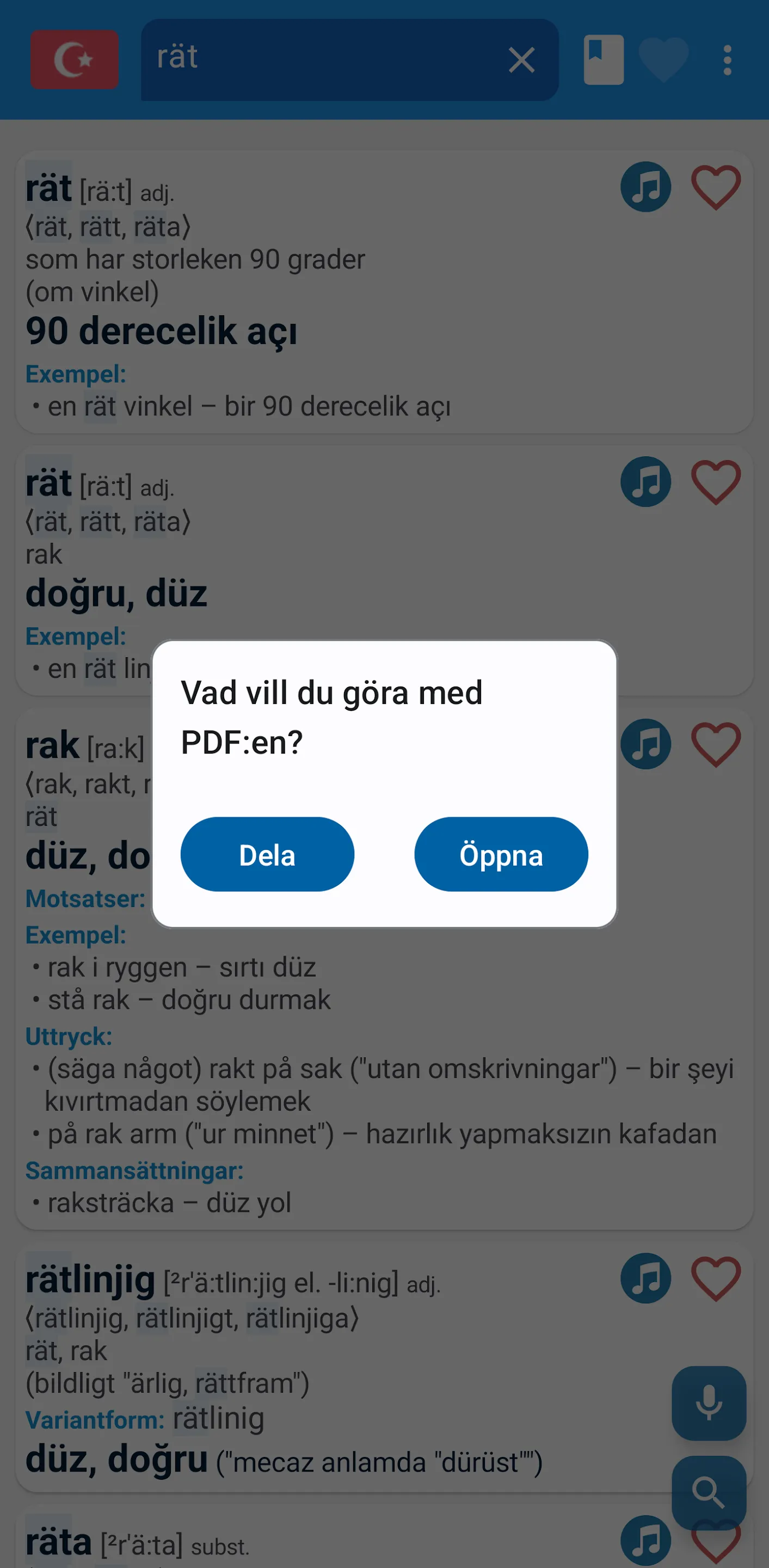 Lexin Offline (Svensk Lexikon) | Indus Appstore | Screenshot