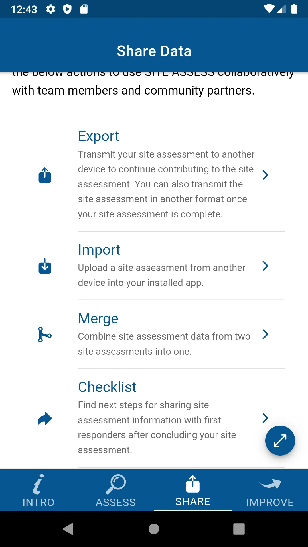 SITE ASSESS | Indus Appstore | Screenshot