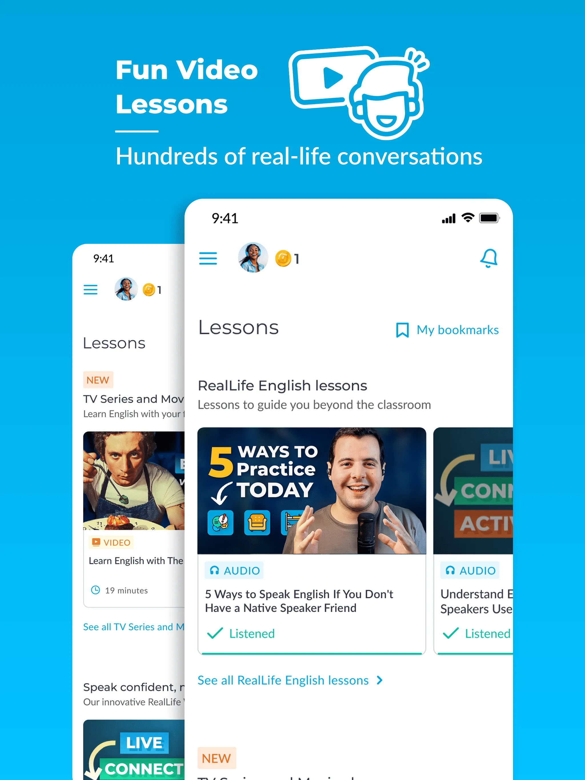 RealLife: Speak, Learn English | Indus Appstore | Screenshot