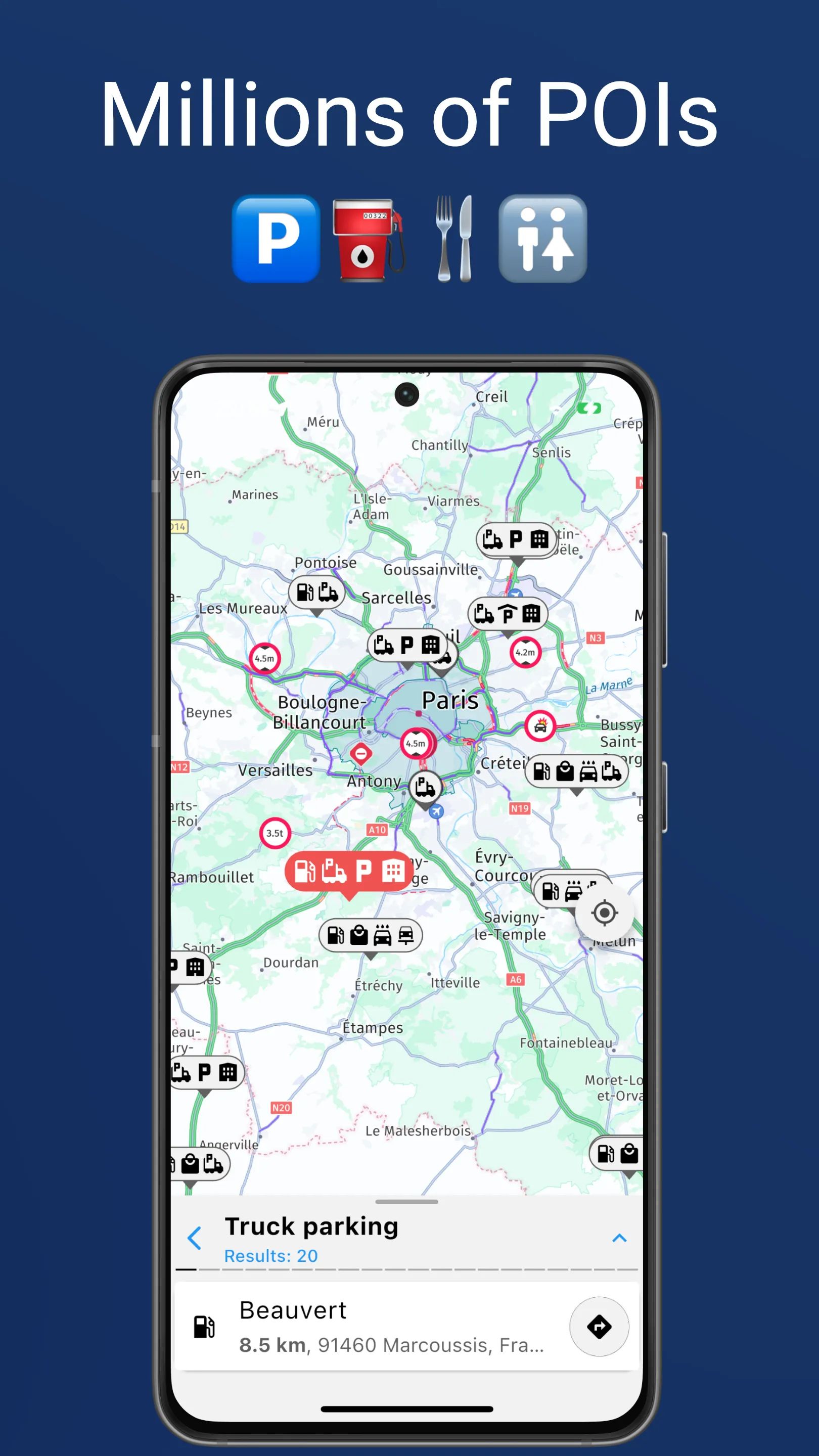 Navitruck GPS Truck & Caravan | Indus Appstore | Screenshot
