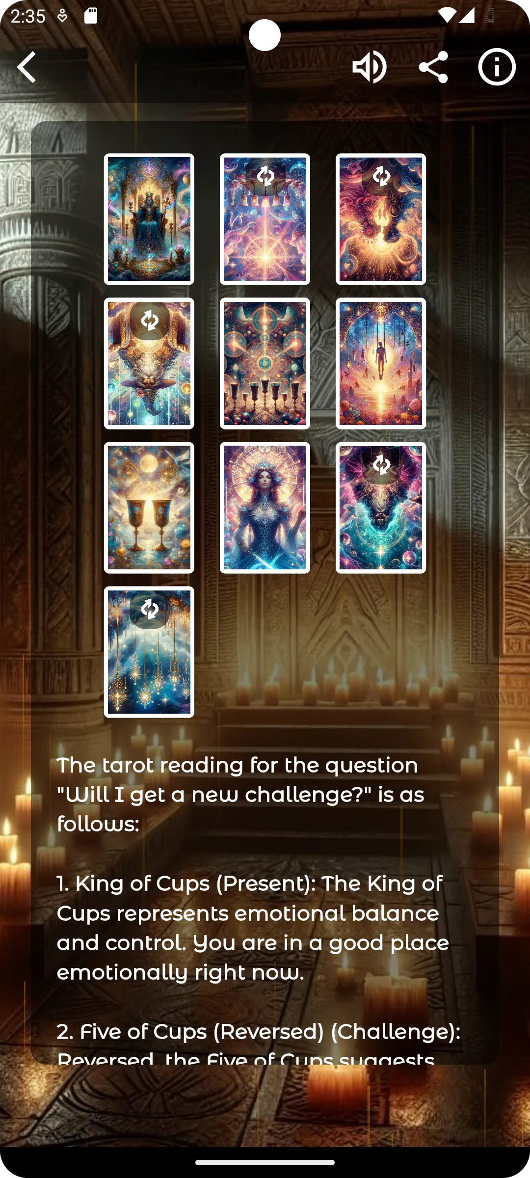 AI Mystic Cards: Tarot | Indus Appstore | Screenshot