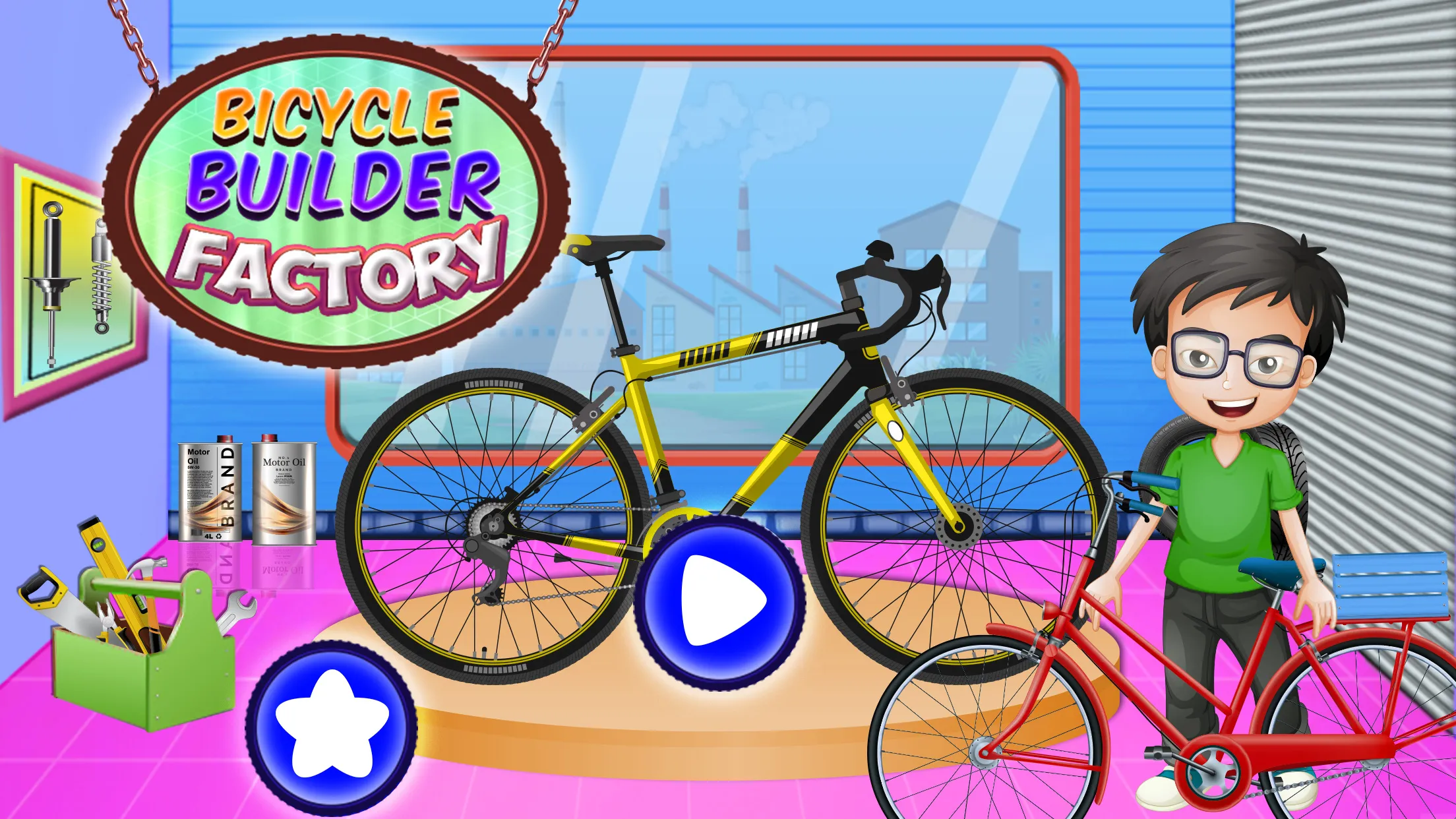 Bicycle Games: Mechanic Shop | Indus Appstore | Screenshot