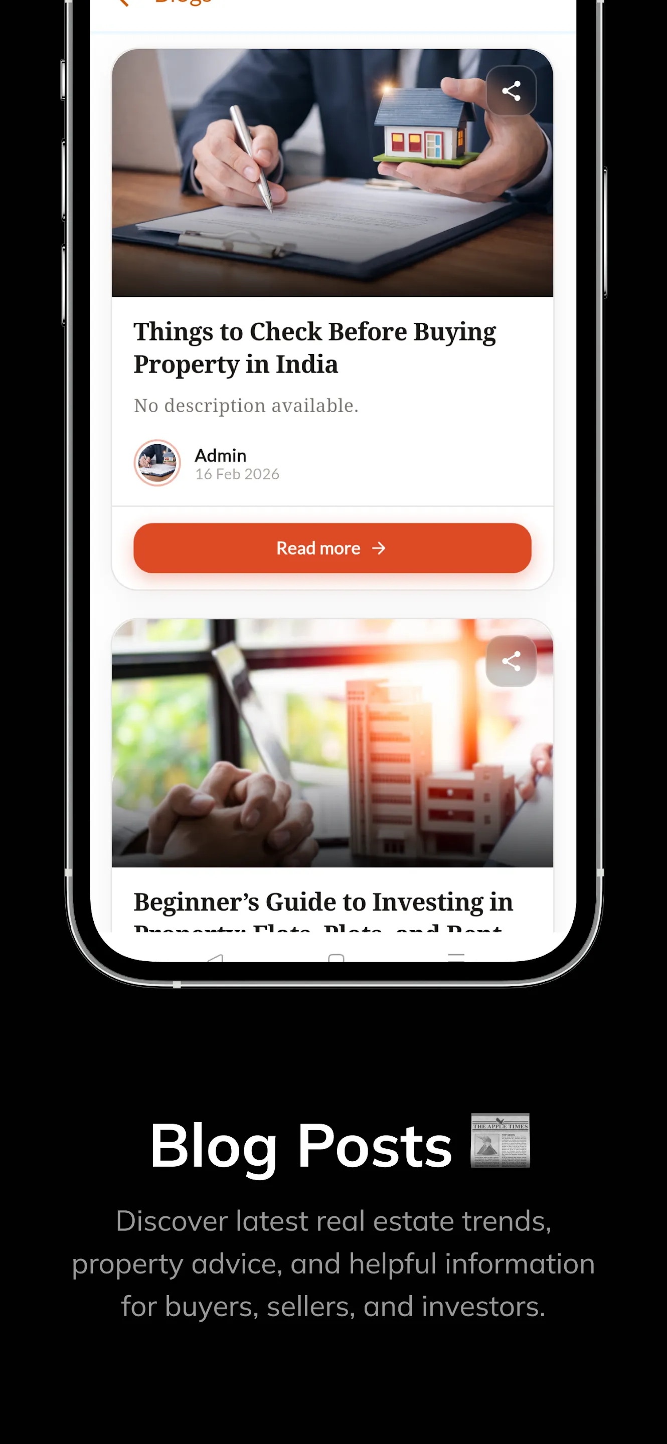 FlatsPlots: Buy, Rent Property | Indus Appstore | Screenshot
