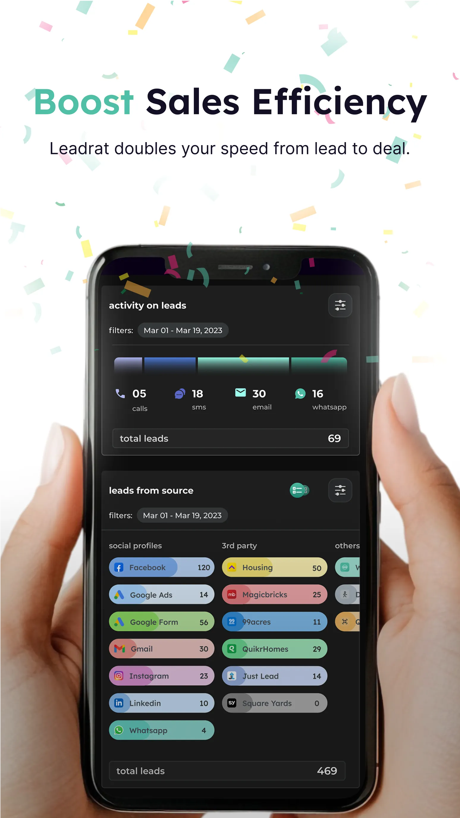Leadrat(Lite) -Real estate CRM | Indus Appstore | Screenshot