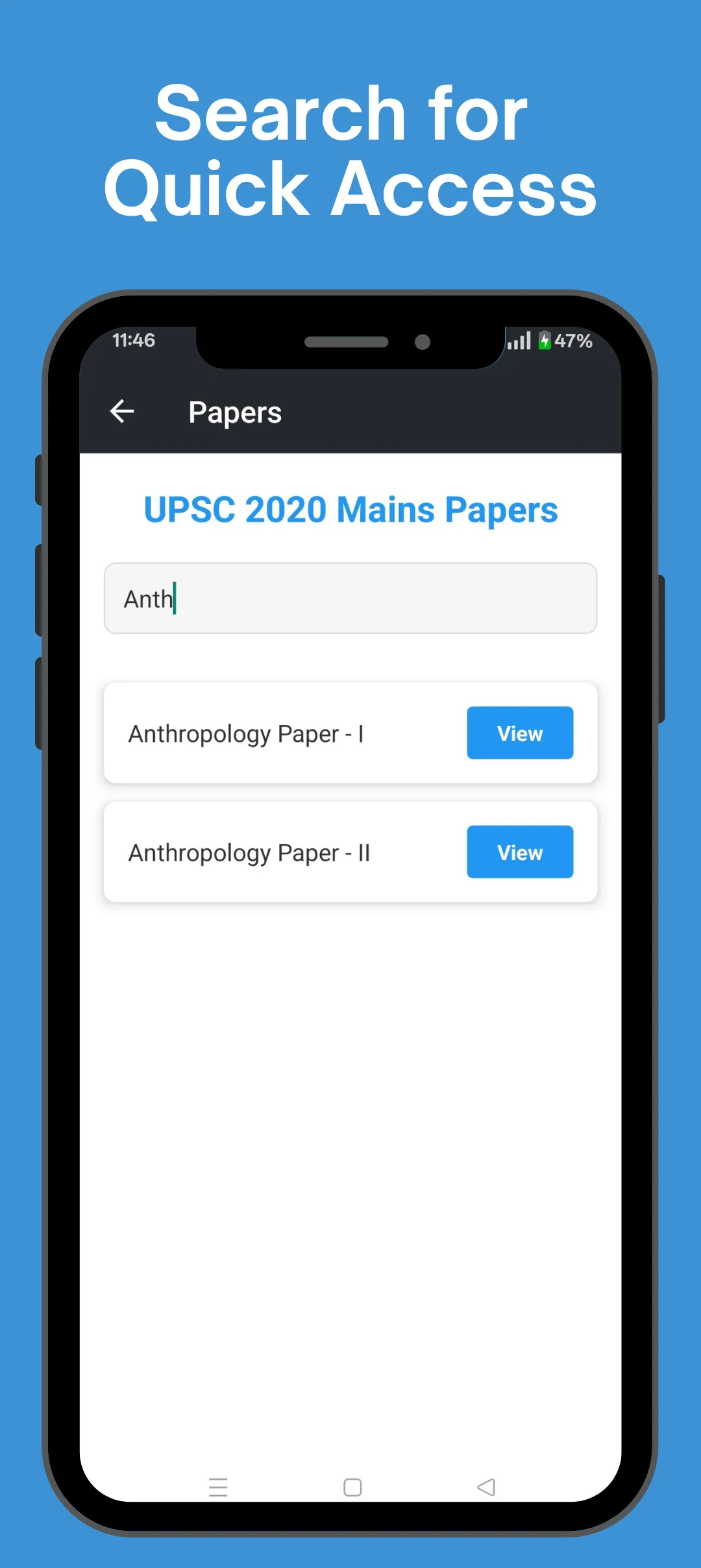 UPSC Previous Question Papers | Indus Appstore | Screenshot