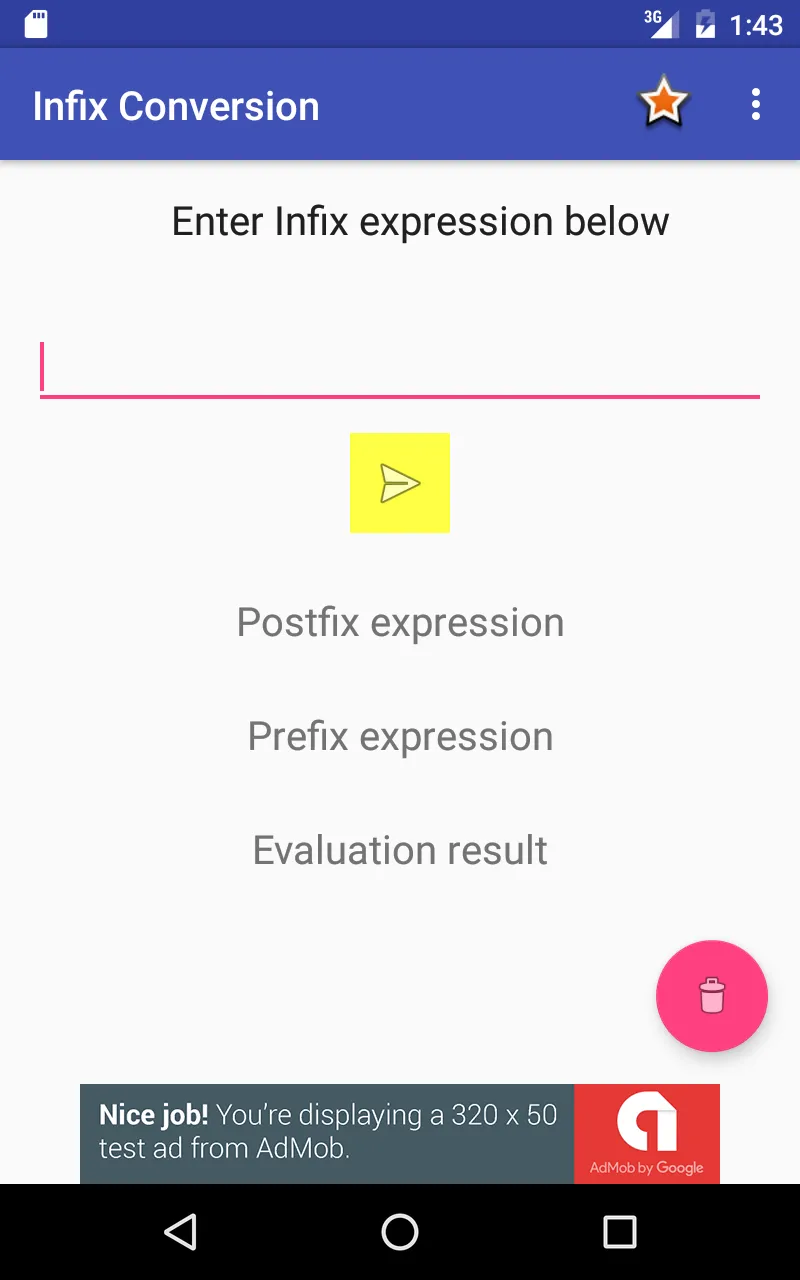 Infix Prefix Postfix Convert | Indus Appstore | Screenshot