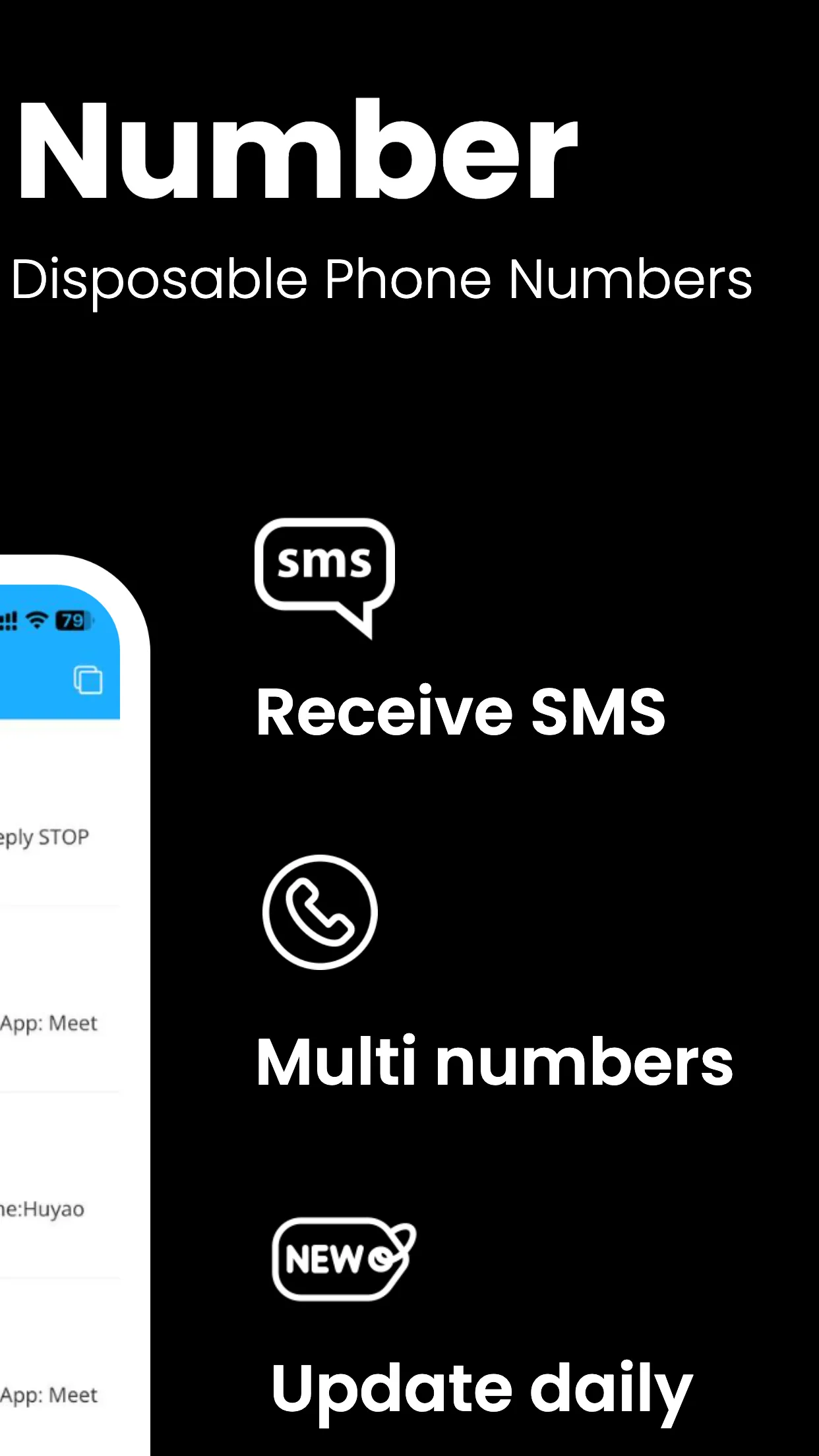 Temp Number - Receive SMS | Indus Appstore | Screenshot