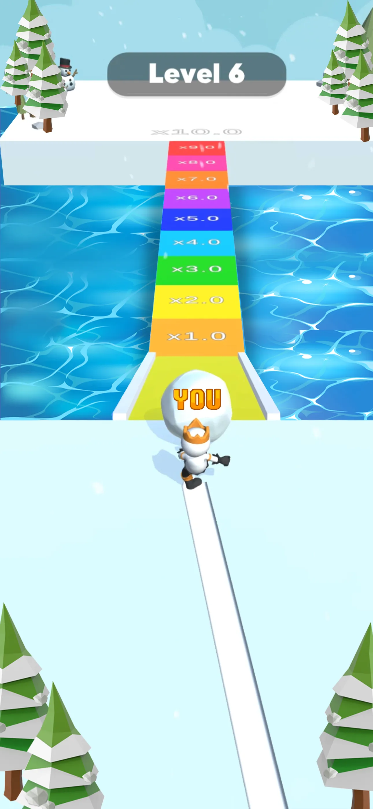 Snow Race 3D: Ice Bridge Run | Indus Appstore | Screenshot