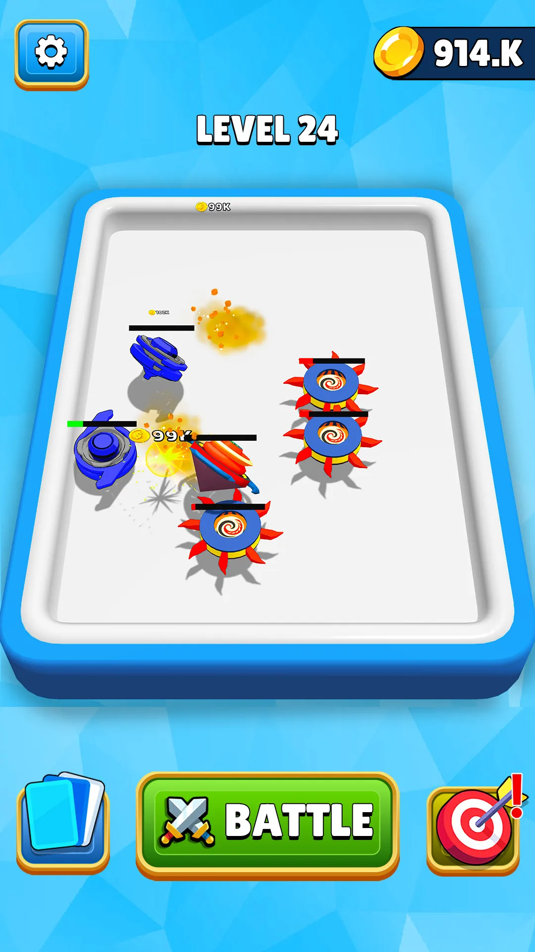 Spinner Merge Fight Game | Indus Appstore | Screenshot