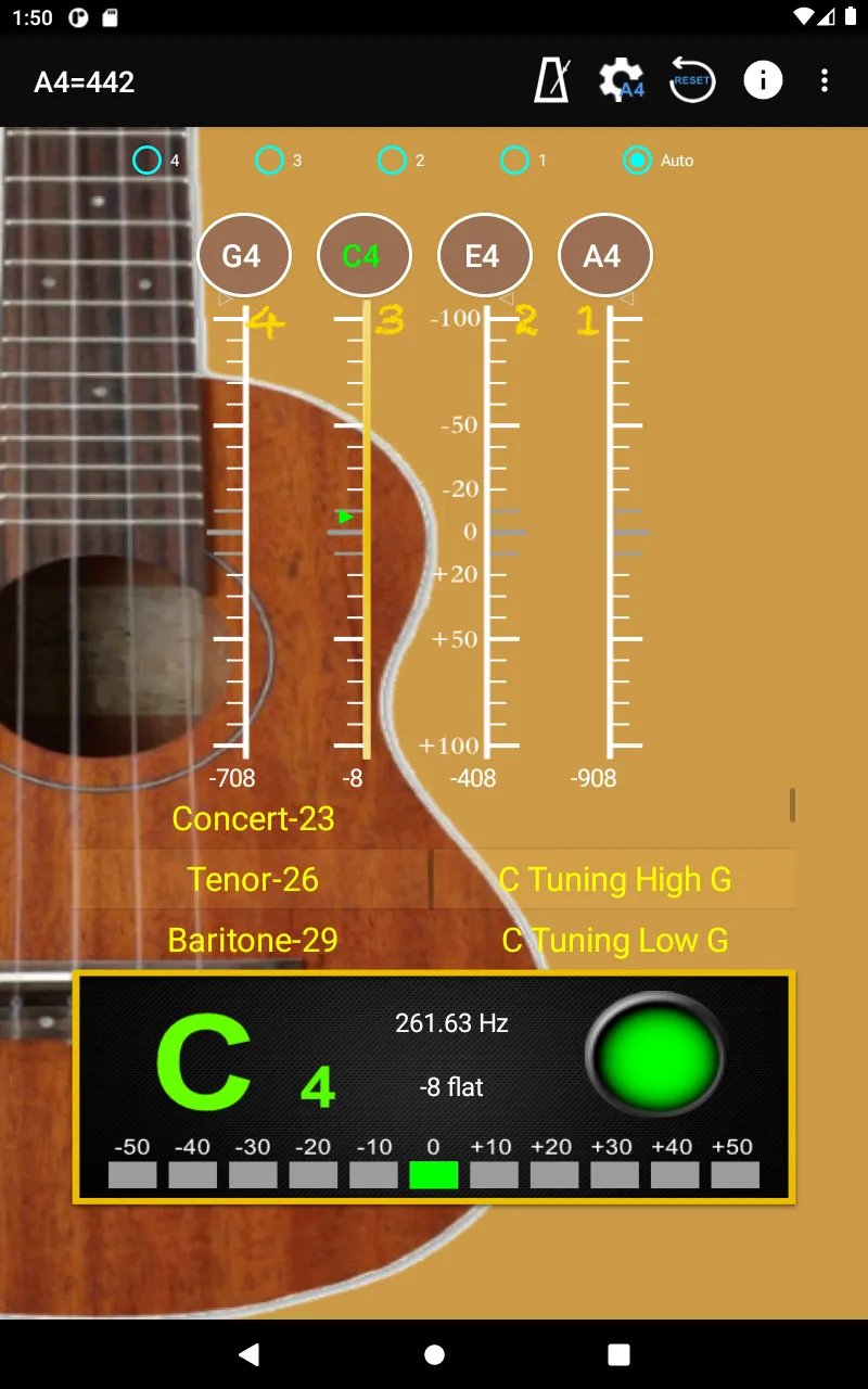 Ukulele Tuner & Metronome | Indus Appstore | Screenshot