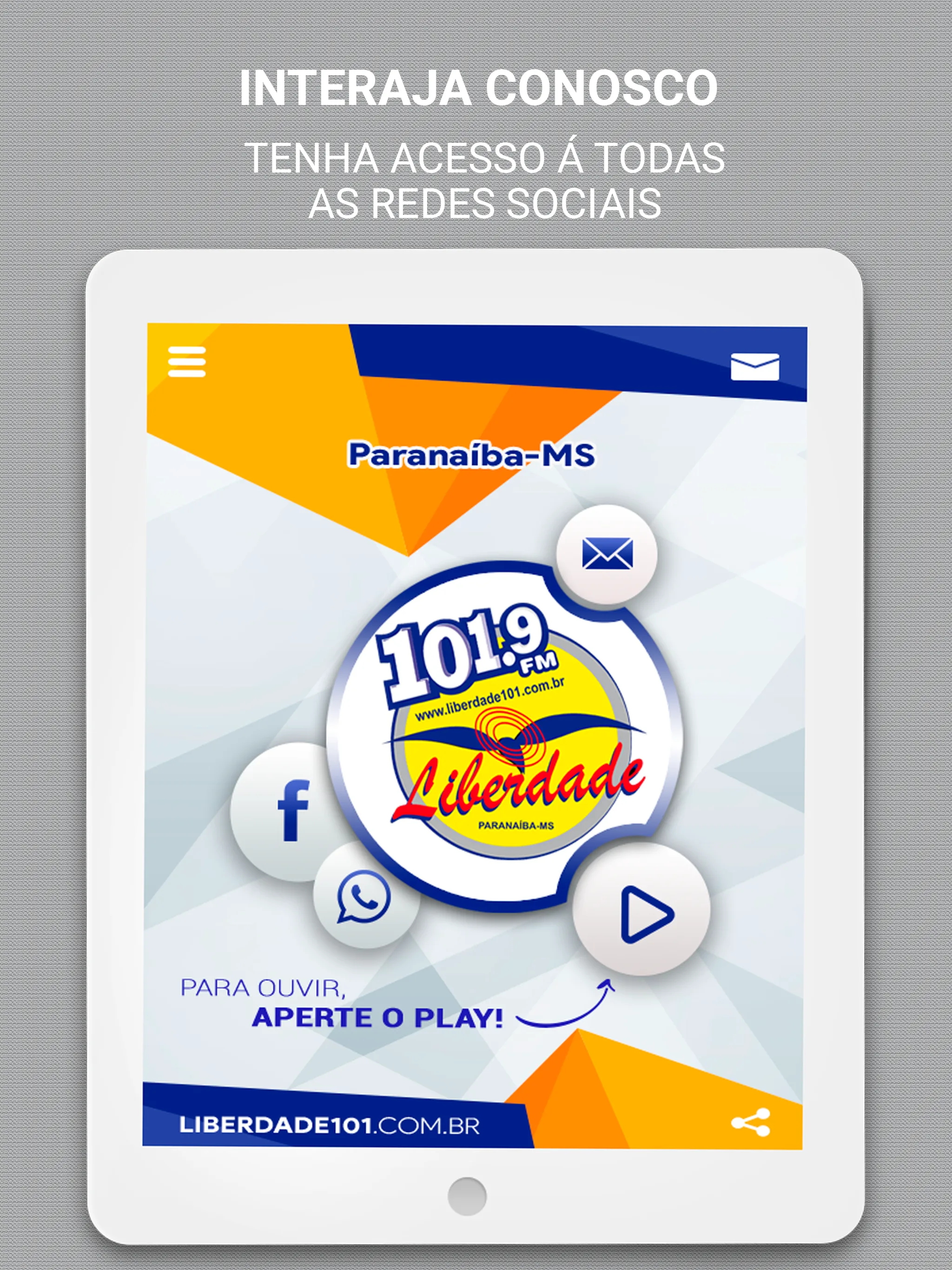 Rádio Liberdade de Paranaíba | Indus Appstore | Screenshot