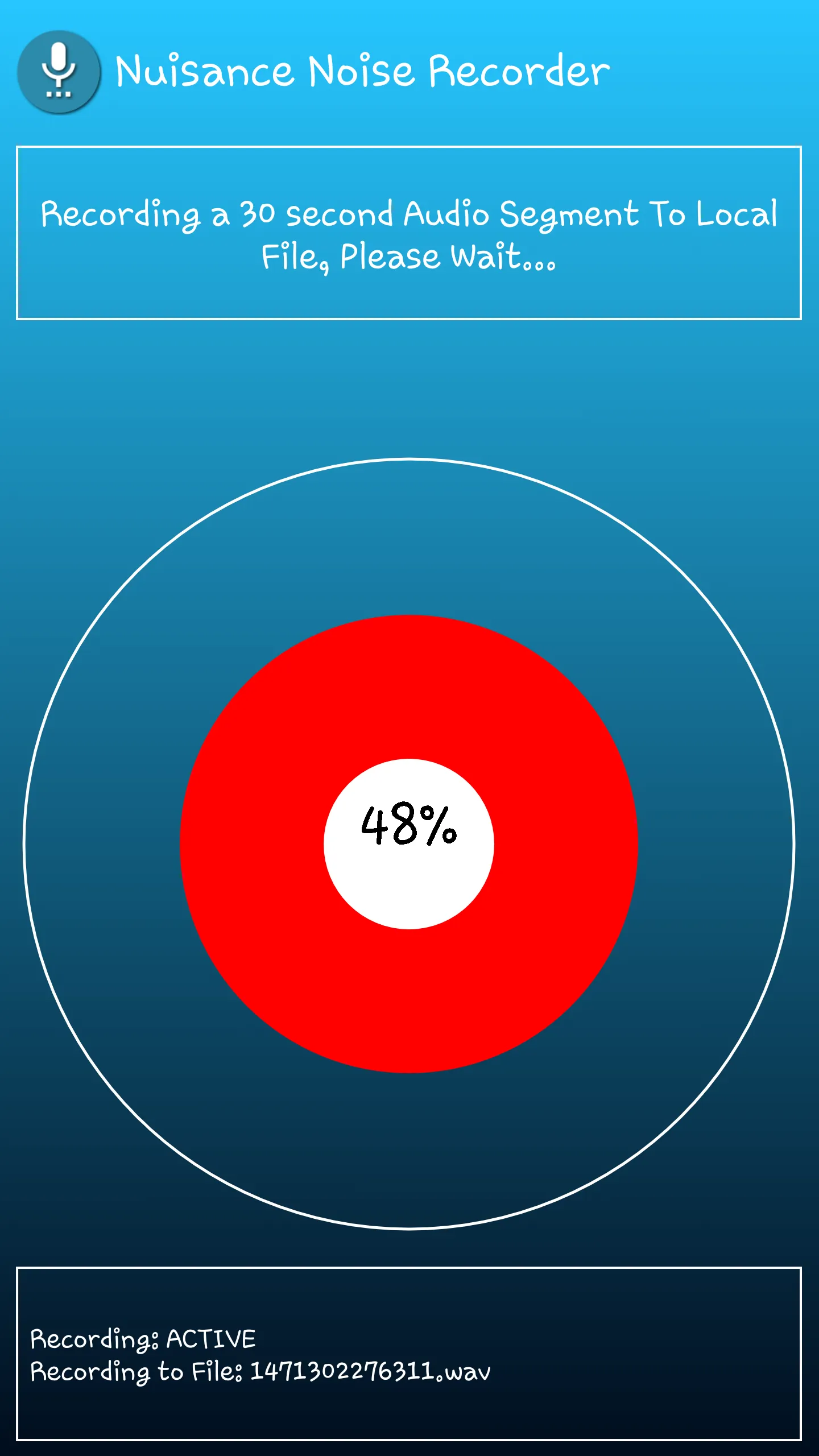 Nuisance Noise Recorder | Indus Appstore | Screenshot