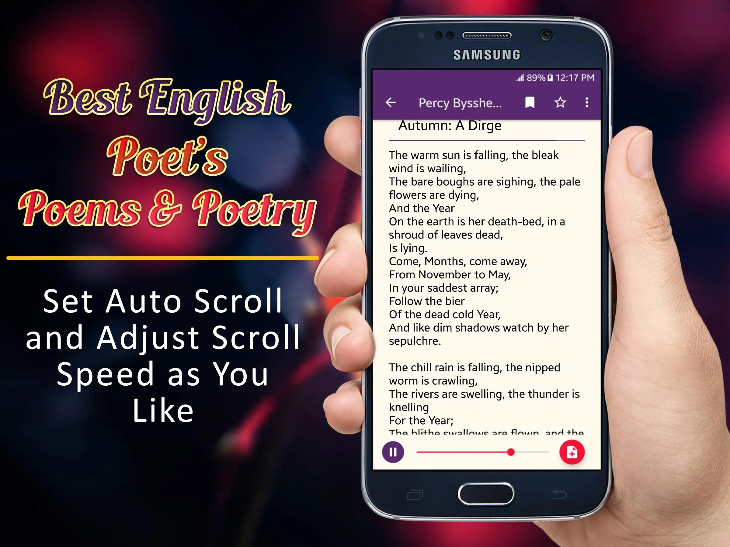 English Poems & Poetry | Indus Appstore | Screenshot