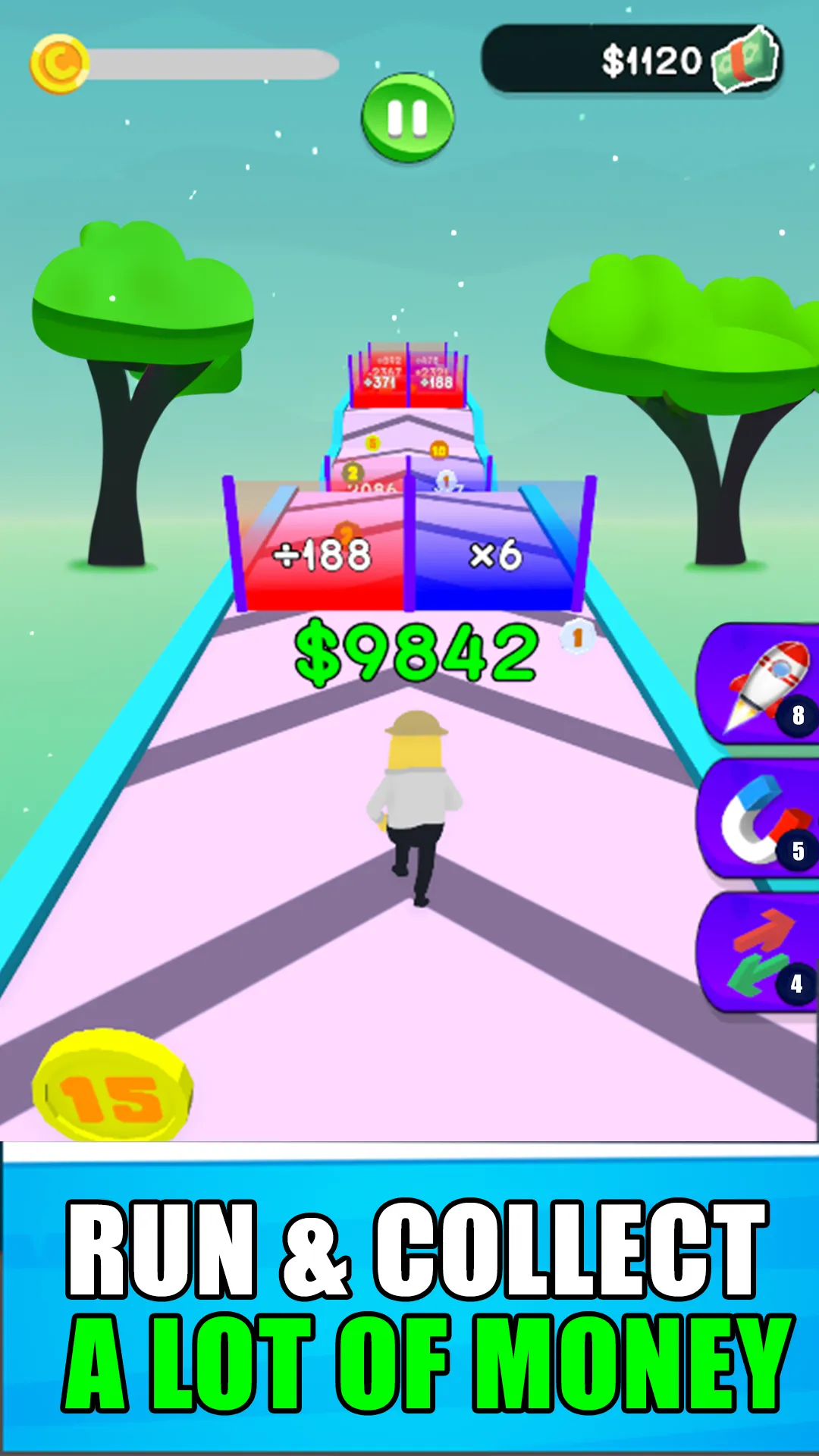 Cash Road - Run Master 3D Game | Indus Appstore | Screenshot