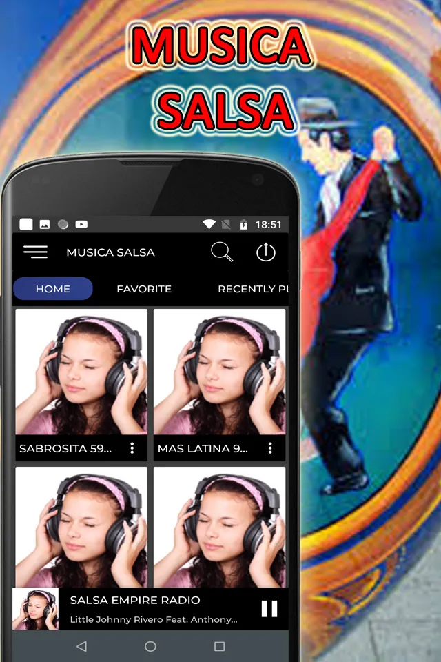 romantic salsa music | Indus Appstore | Screenshot