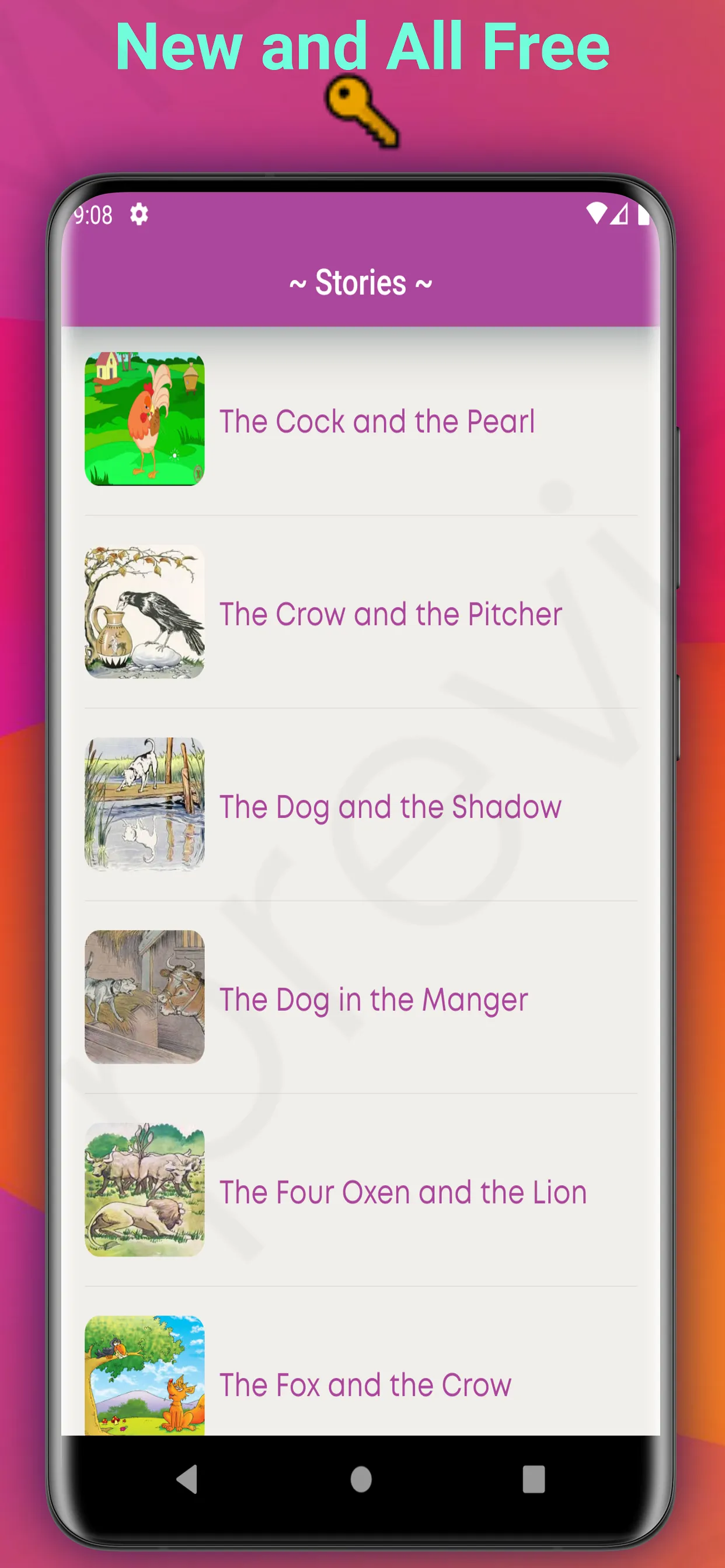 Aesop Fables : Listen & Read | Indus Appstore | Screenshot