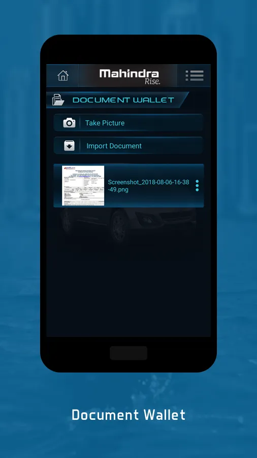 MAHINDRA BLUESENSE APP MARAZZO | Indus Appstore | Screenshot