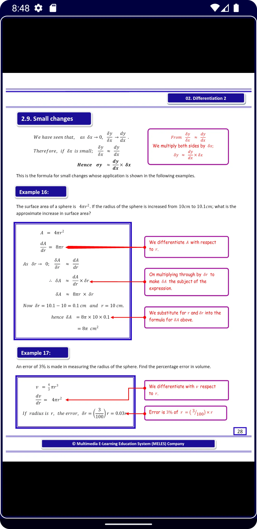 Differentiation 2 Pure Math | Indus Appstore | Screenshot