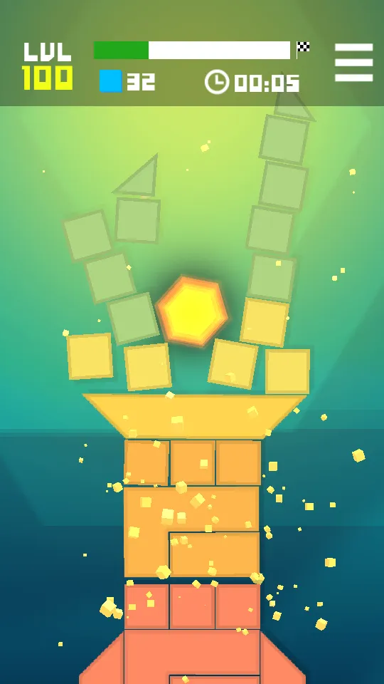 Hexagon Tower Balance Blocks | Indus Appstore | Screenshot