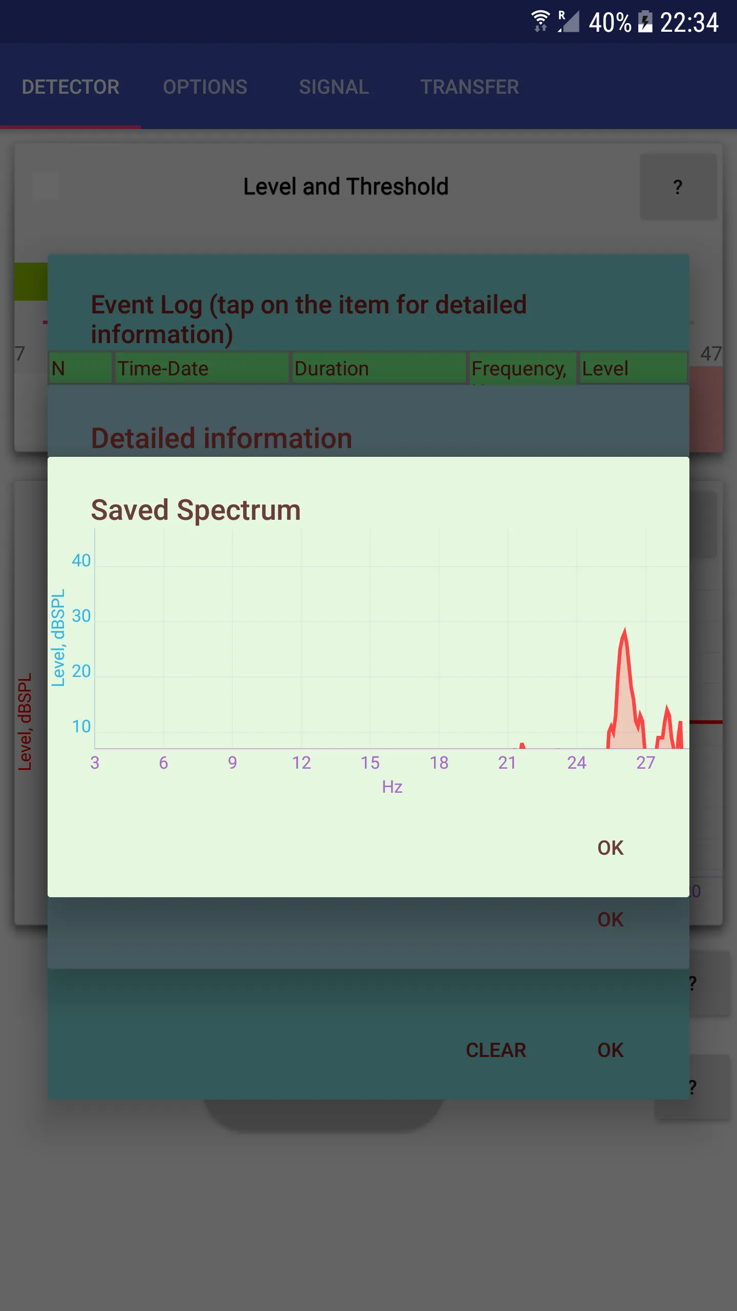 InfraSound Detector | Indus Appstore | Screenshot