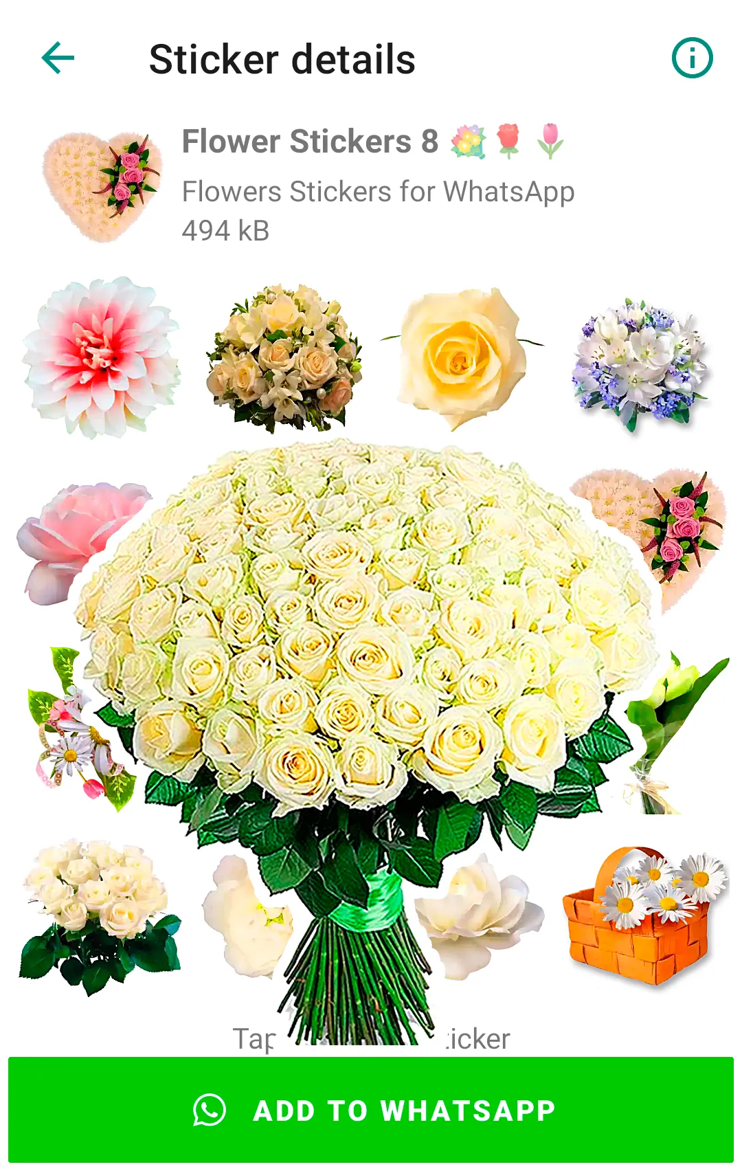 Flowers Stickers for WhatsApp | Indus Appstore | Screenshot