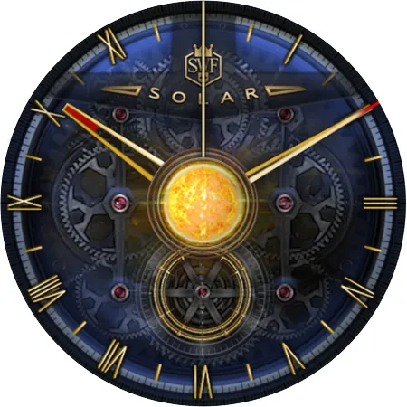 SWF Solar Analog Watch Face | Indus Appstore | Screenshot