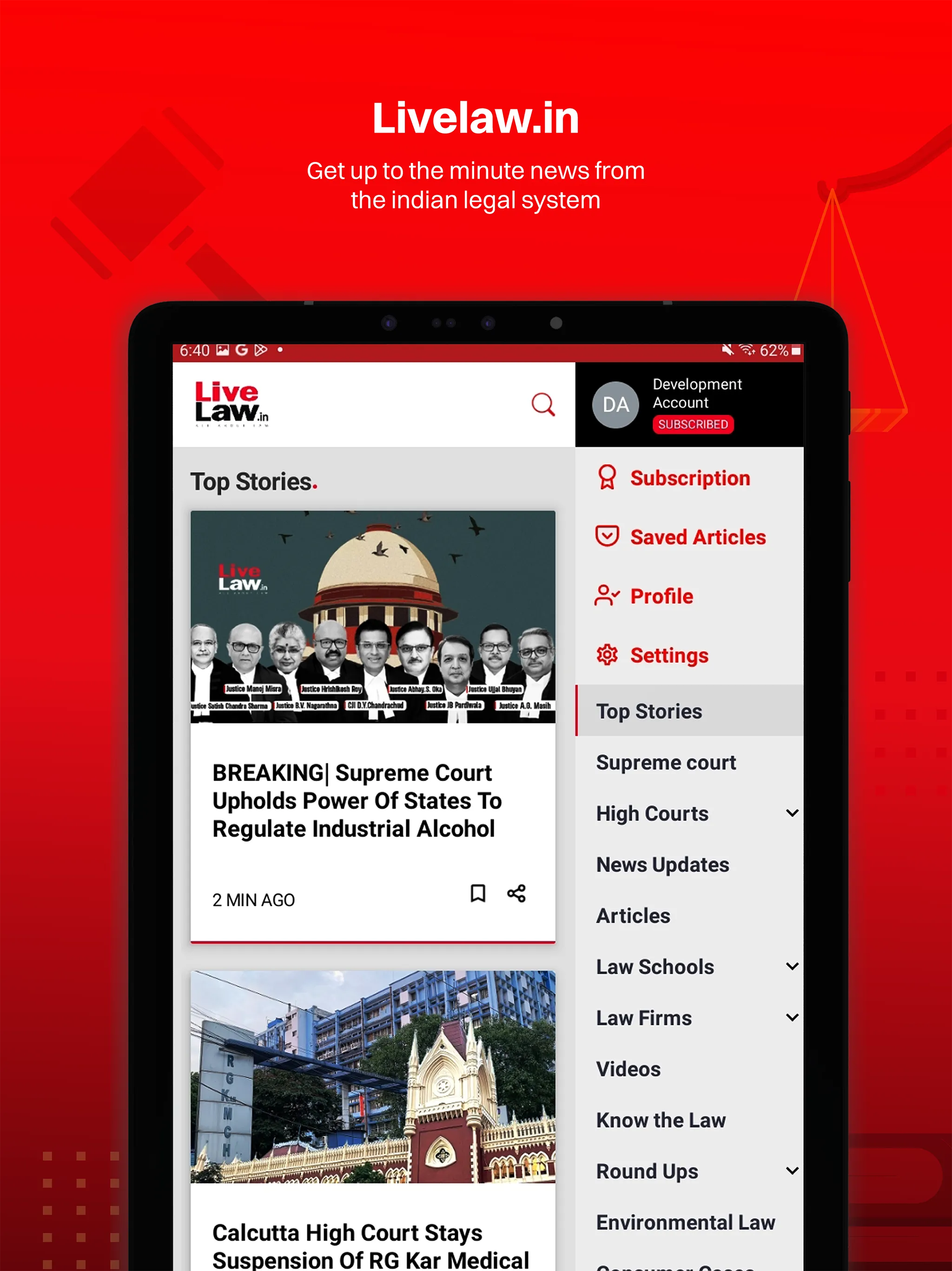 Live Law | Indus Appstore | Screenshot