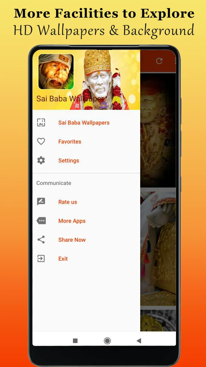 Sai Baba Wallpaper HD Shirdi | Indus Appstore | Screenshot