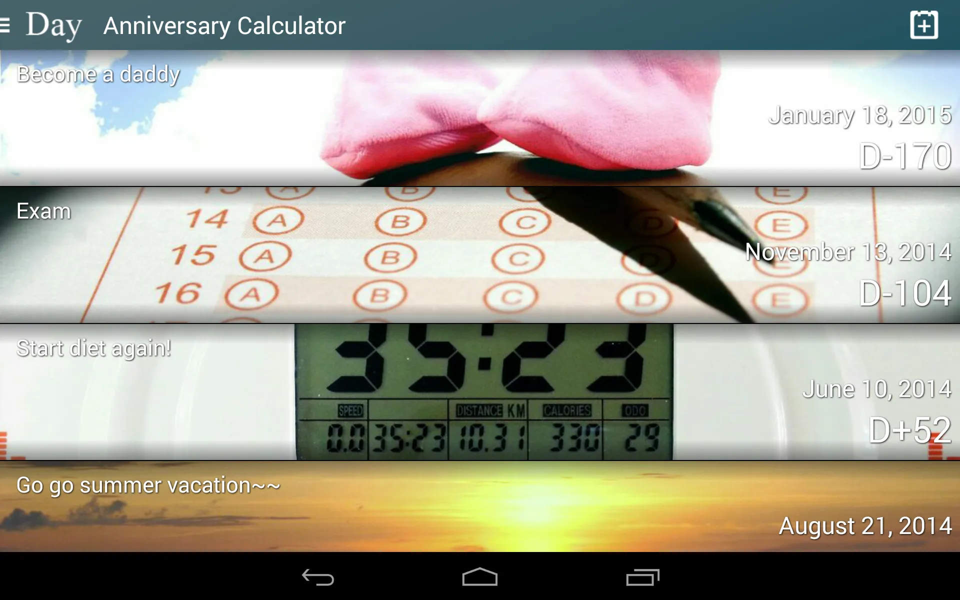 Anniversary Calculator | Indus Appstore | Screenshot