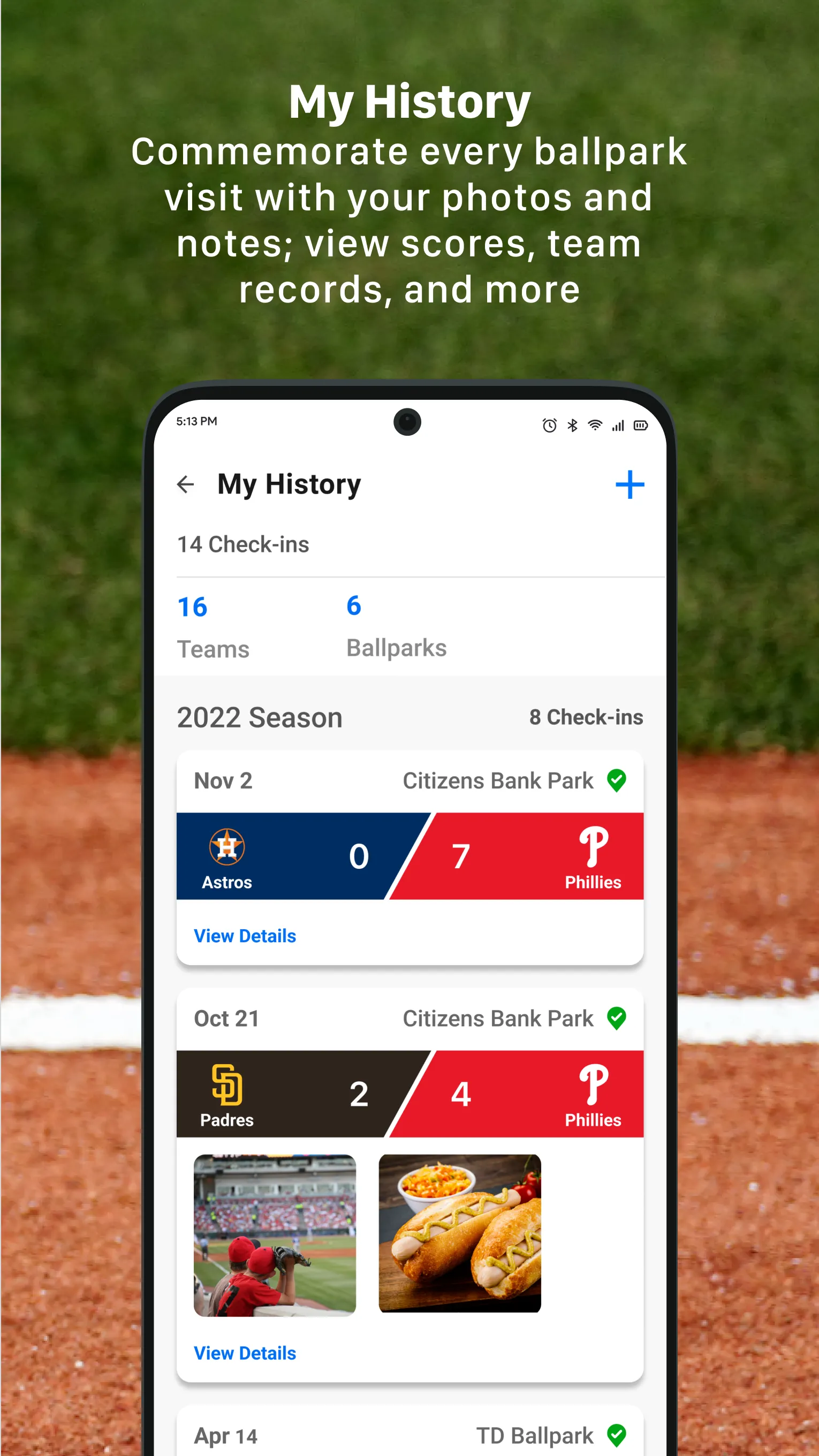 MLB Ballpark | Indus Appstore | Screenshot