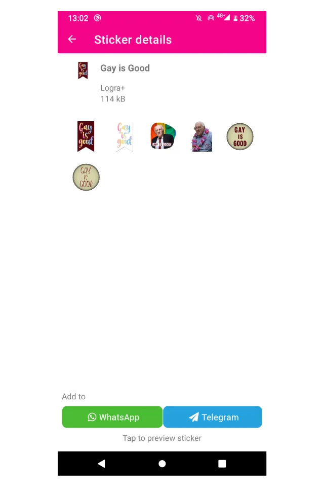 LGBT Stickers | Indus Appstore | Screenshot