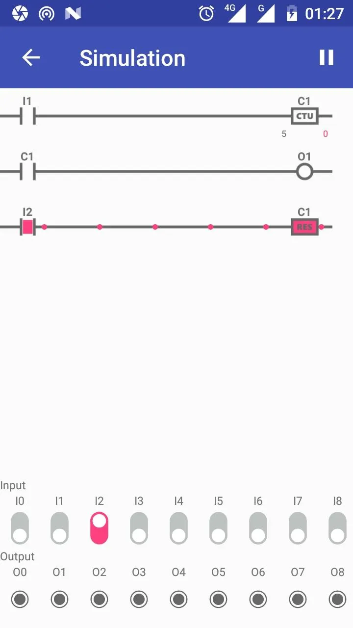 PLC Ladder Logic Simulator | Indus Appstore | Screenshot