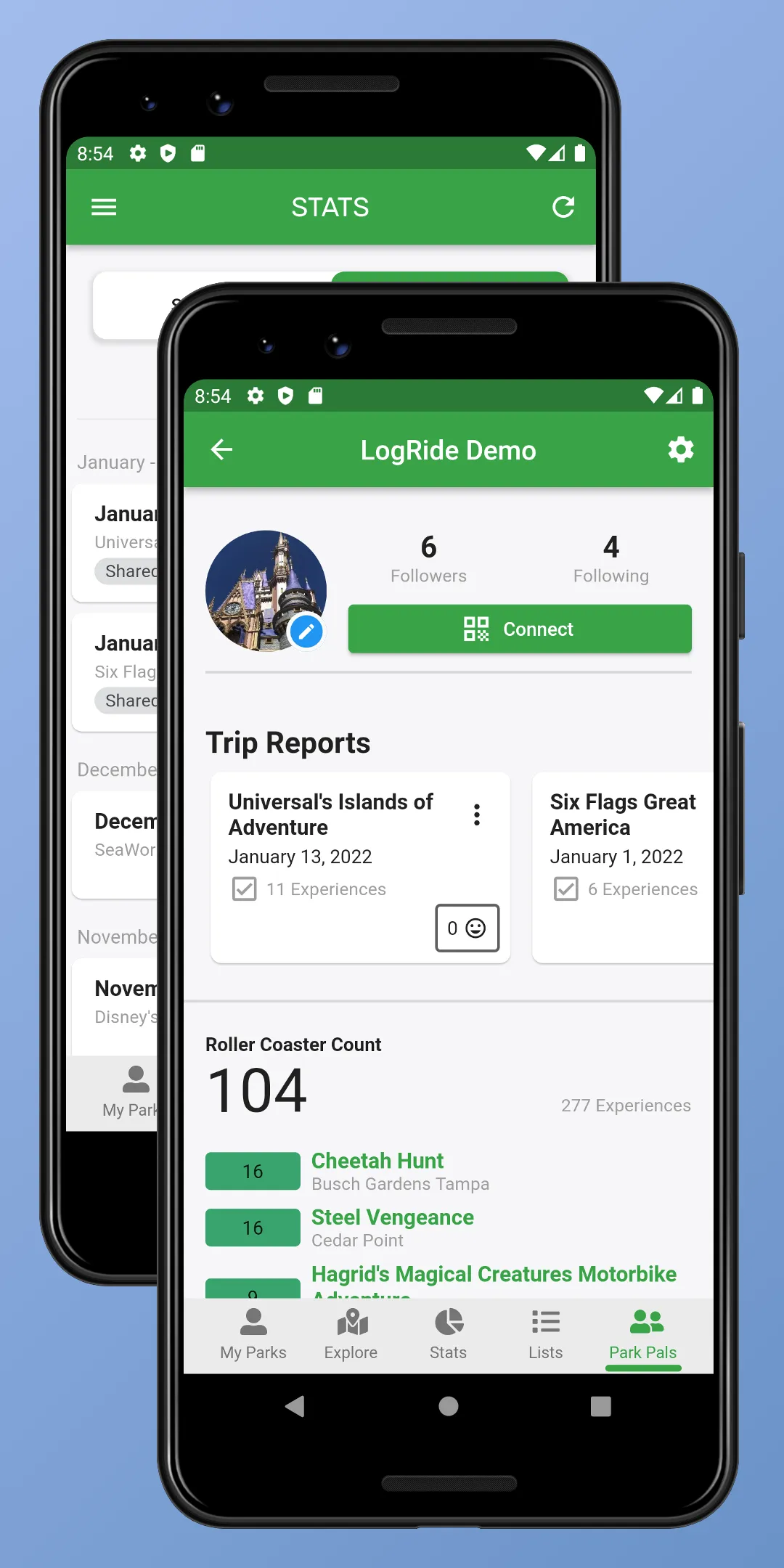 LogRide - Theme Park Database | Indus Appstore | Screenshot