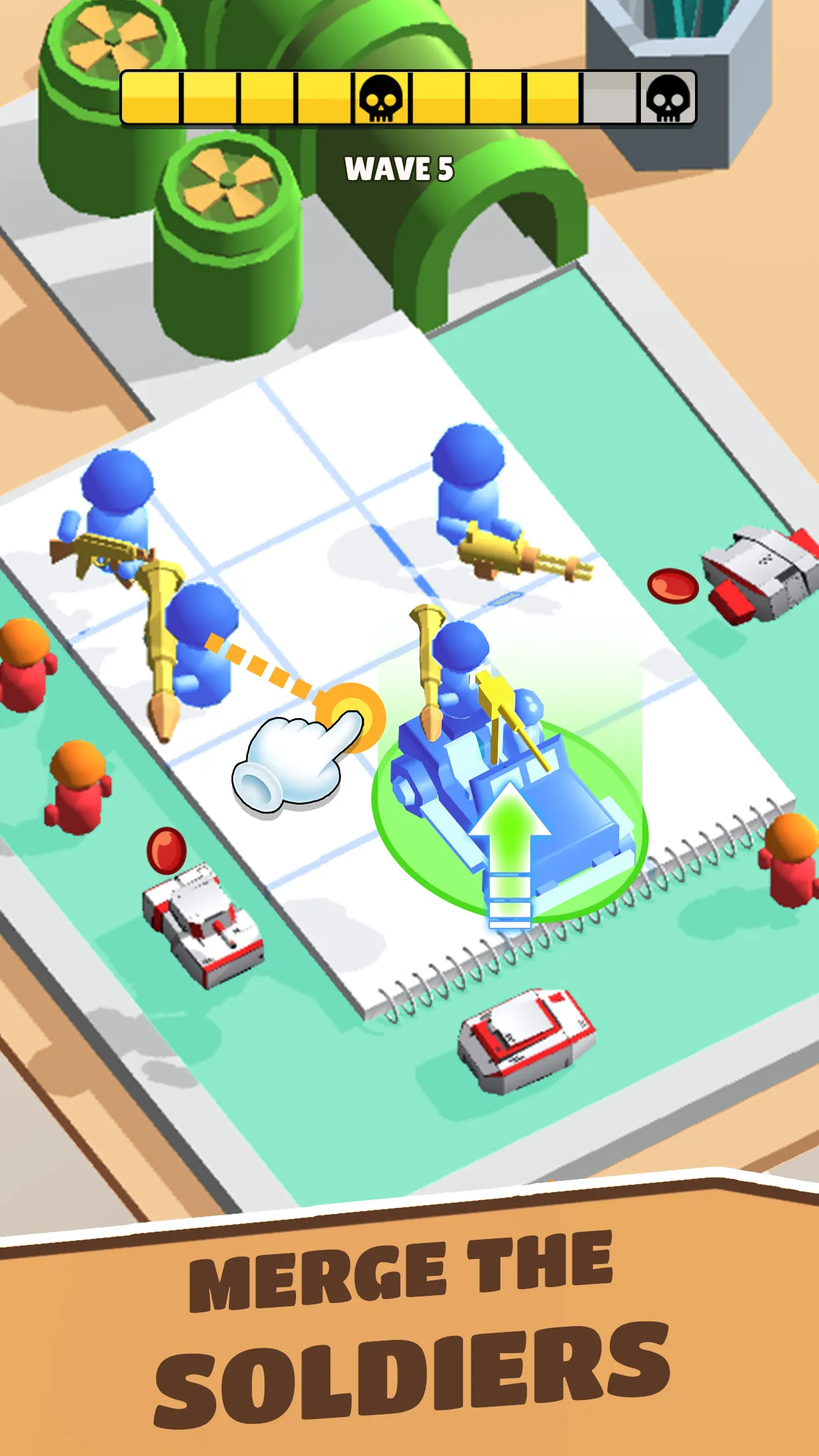 Toy Army: Tower Merge Defense | Indus Appstore | Screenshot