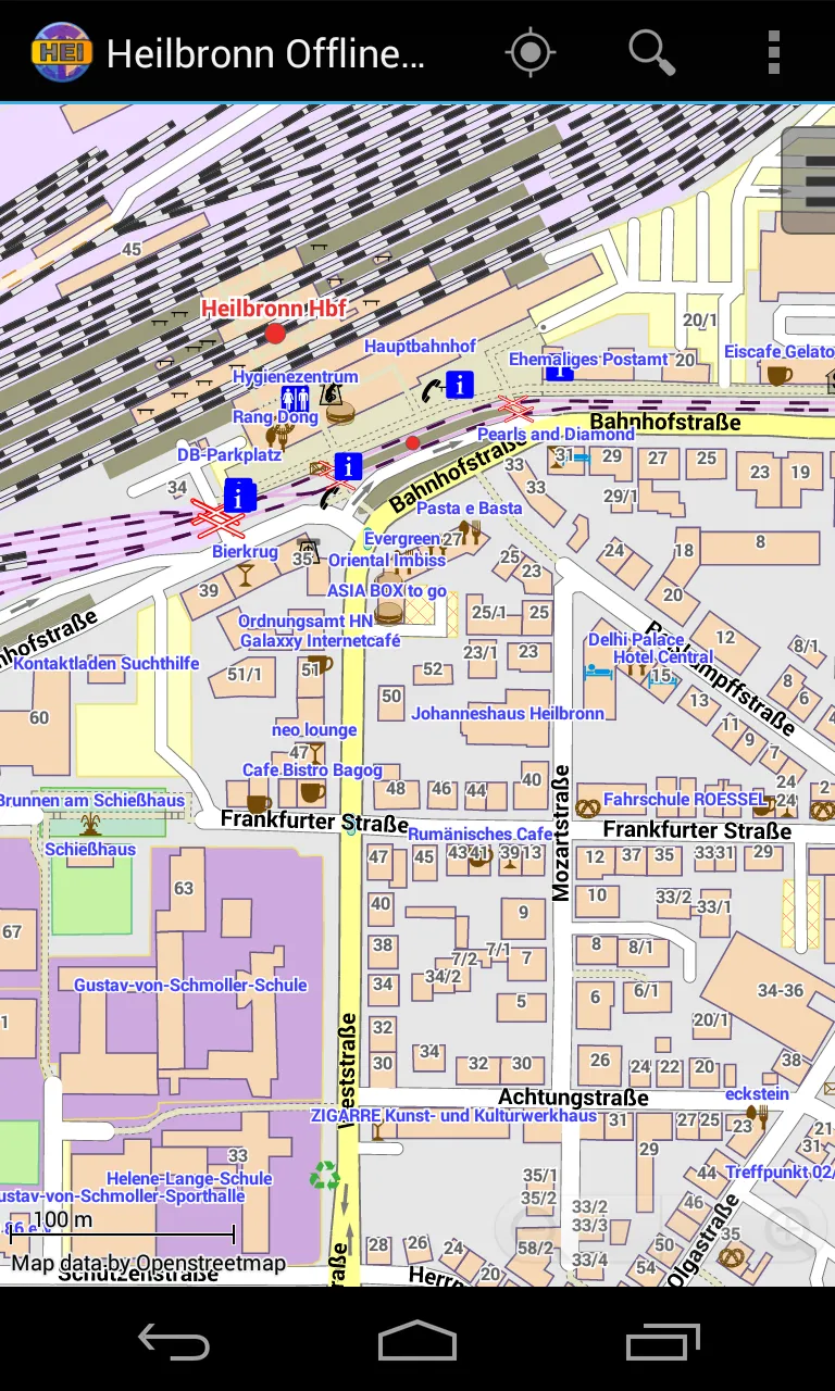 Heilbronn Offline City Map | Indus Appstore | Screenshot