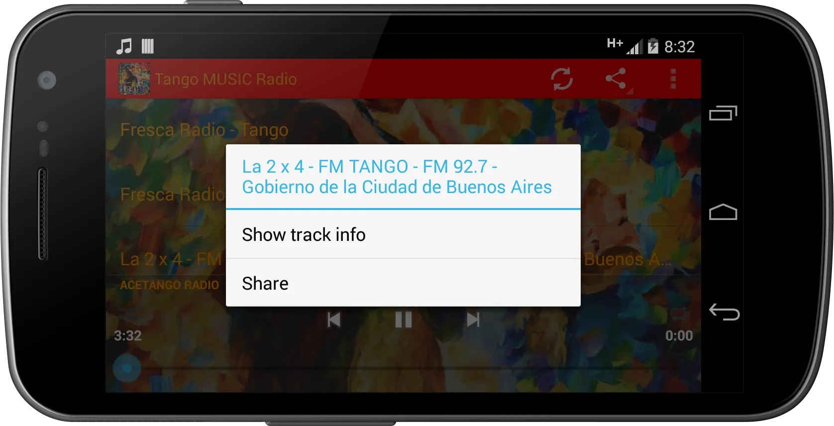 Tango MUSIC Radio | Indus Appstore | Screenshot