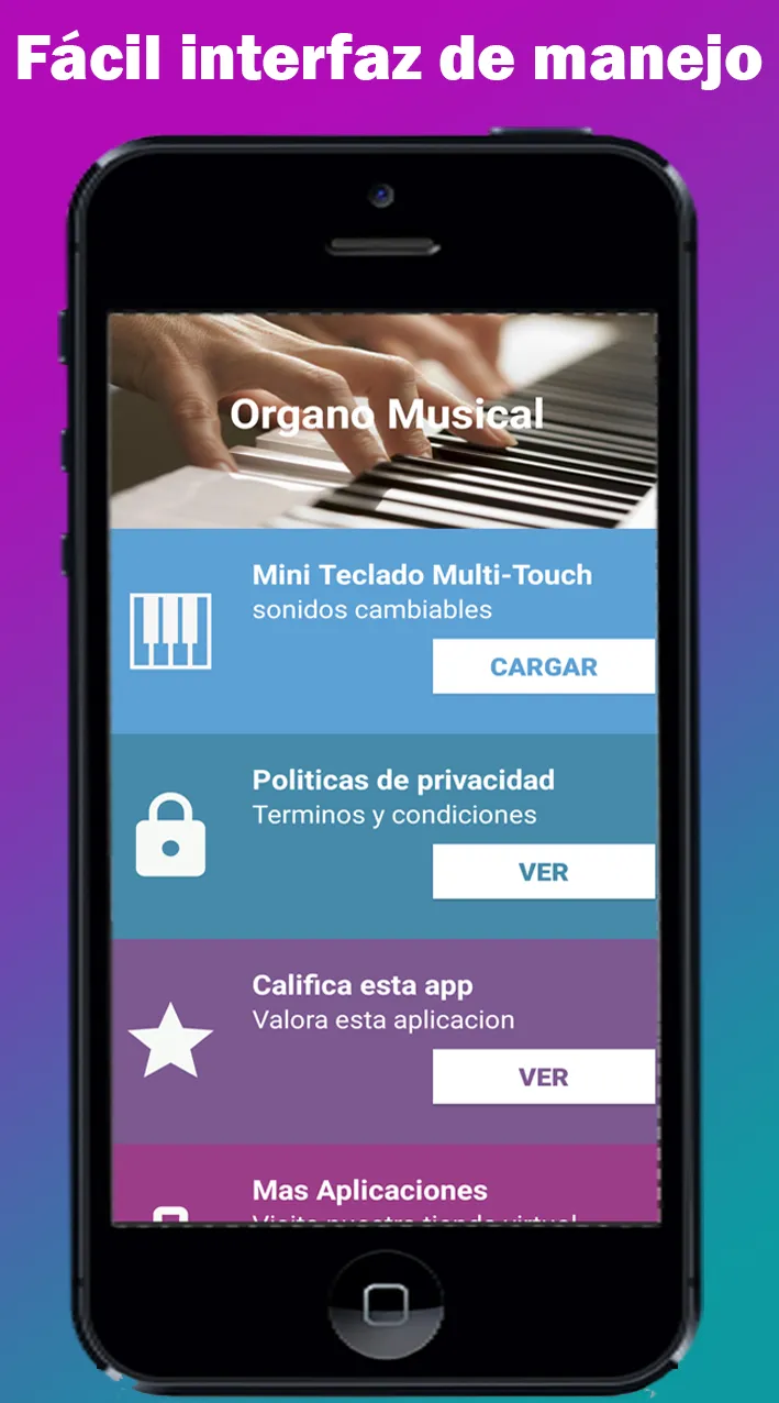 Órgano Piano y Sintetizador | Indus Appstore | Screenshot