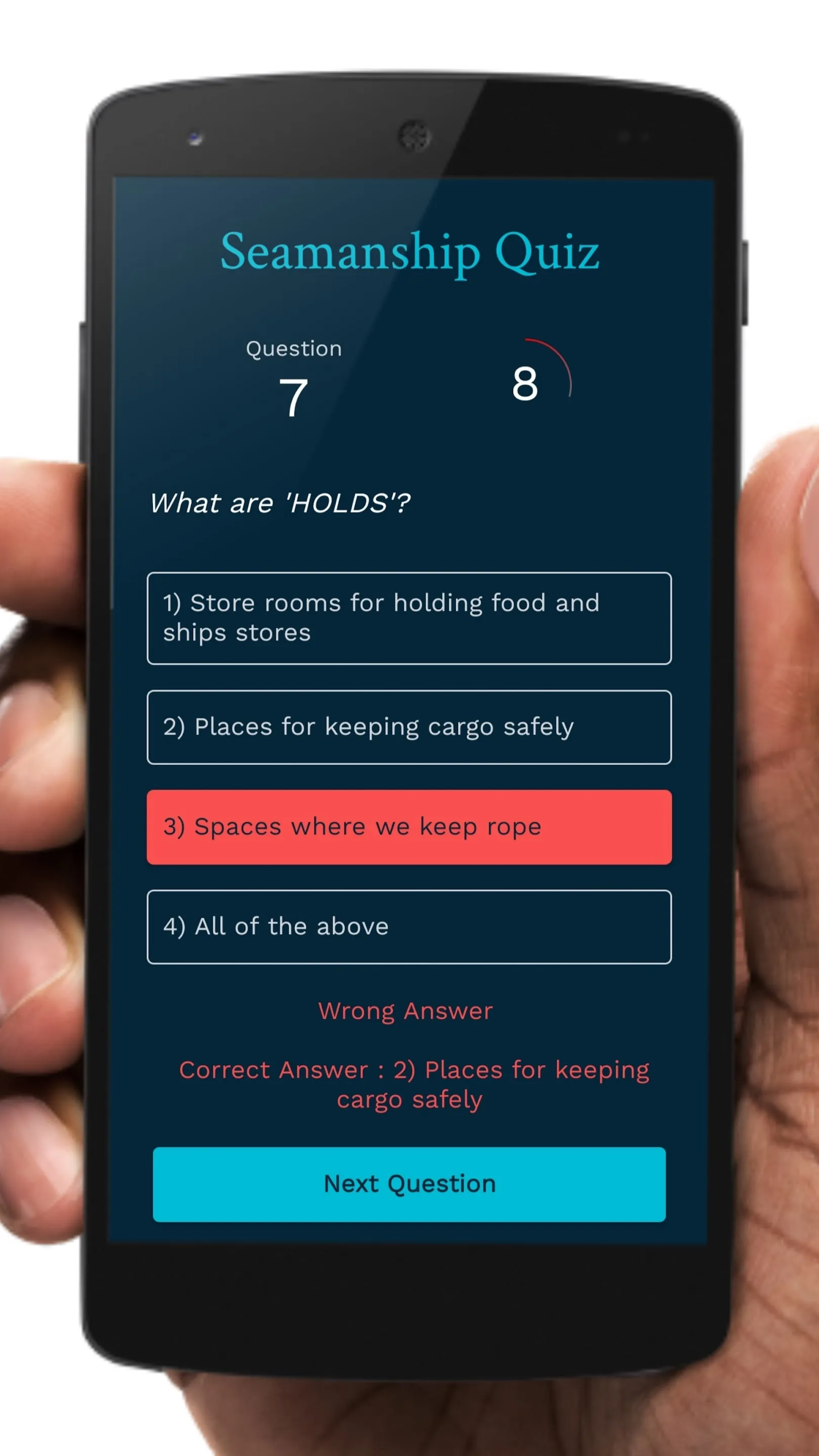 Maritime Quiz App - USCG, Boat | Indus Appstore | Screenshot