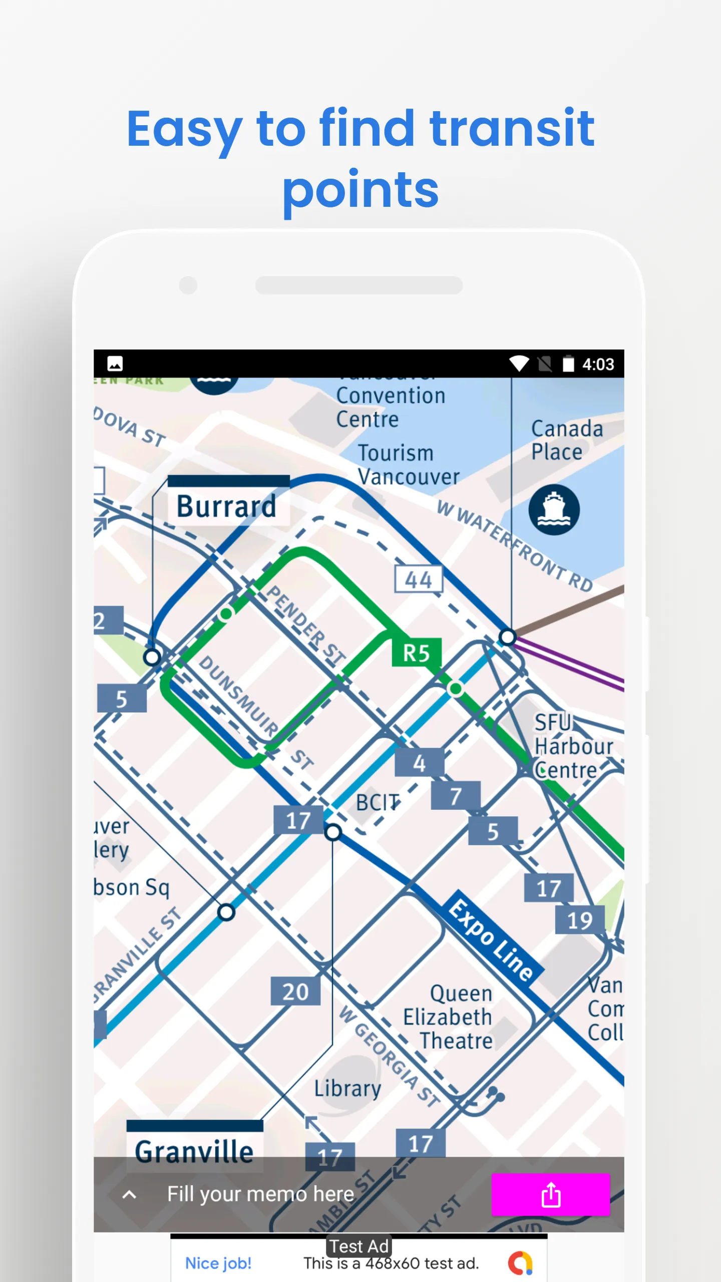 VANCOUVER METRO SKYTRAIN BLINE | Indus Appstore | Screenshot