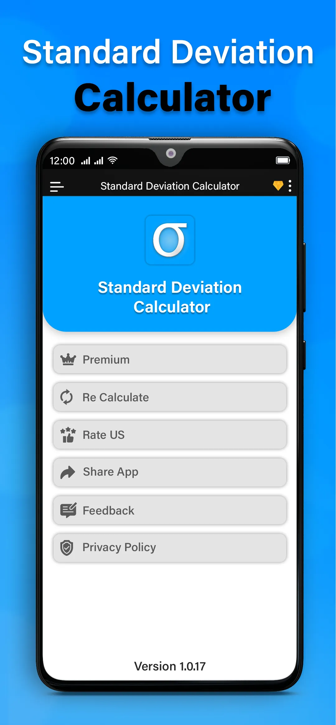 Standard Deviation Calculator | Indus Appstore | Screenshot