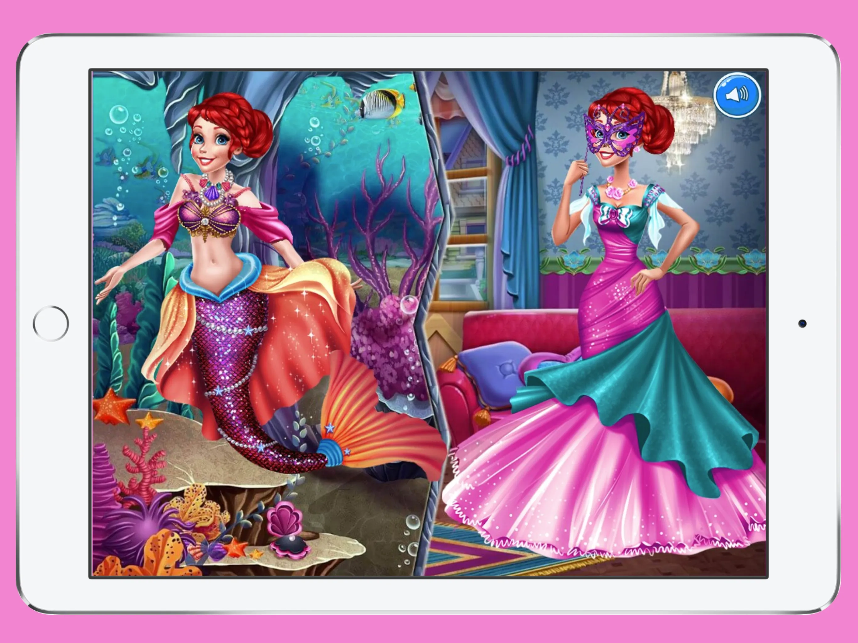 Mermaid vs Princess Dress Up | Indus Appstore | Screenshot