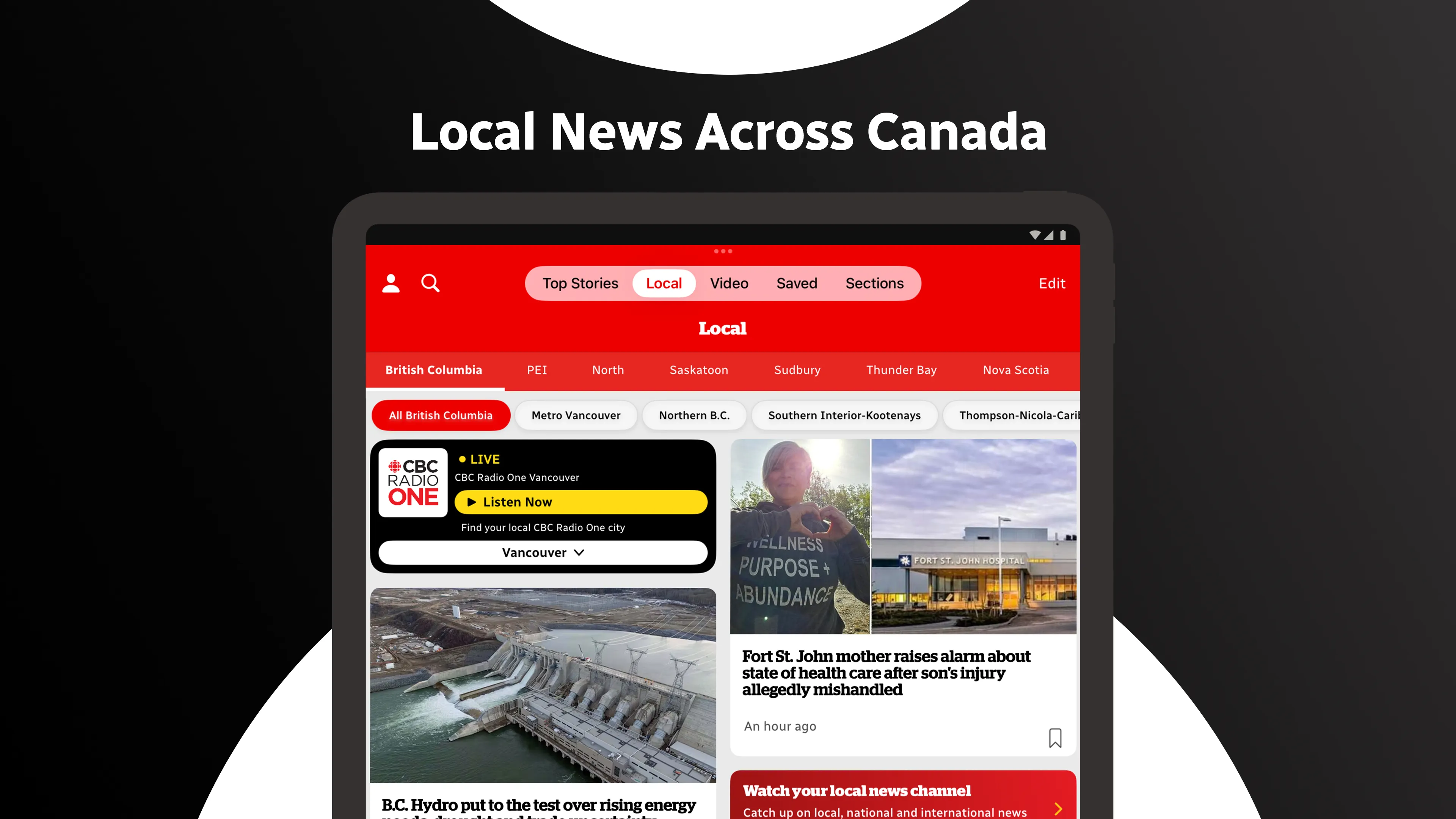 CBC News: Breaking & Local | Indus Appstore | Screenshot