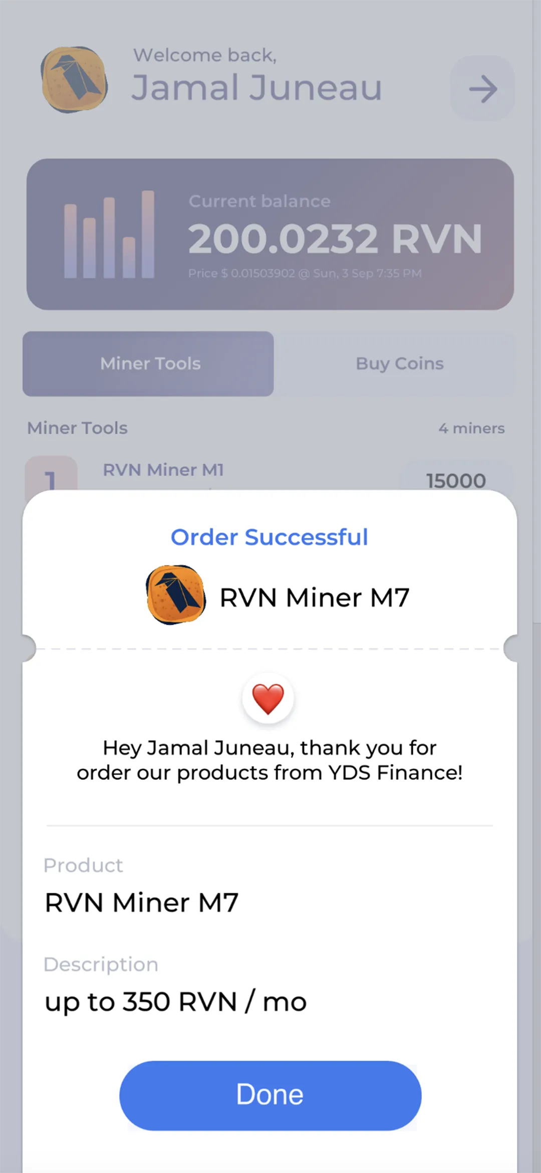 RVN Miner by YDS | Indus Appstore | Screenshot