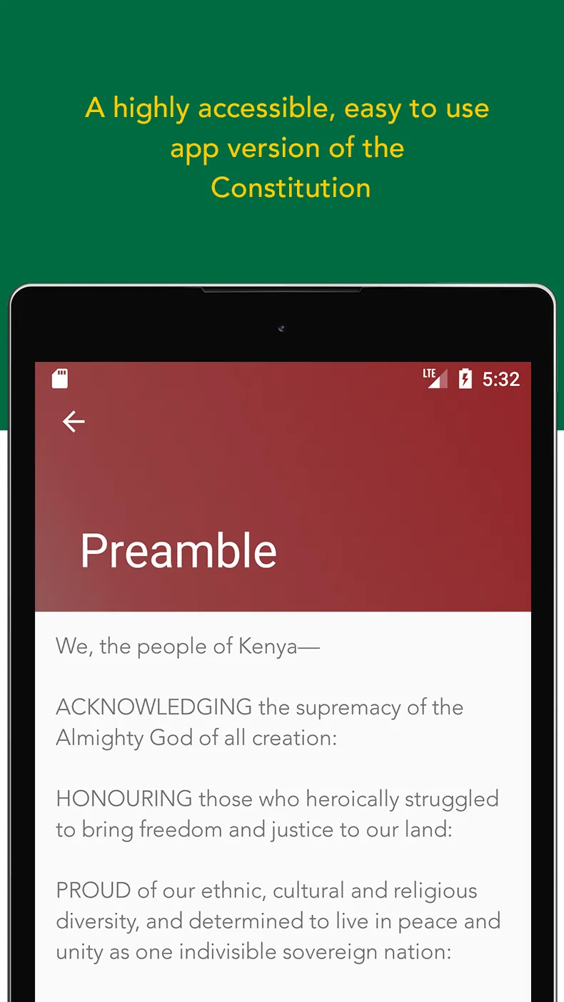 The 2010 Constitution of Kenya | Indus Appstore | Screenshot