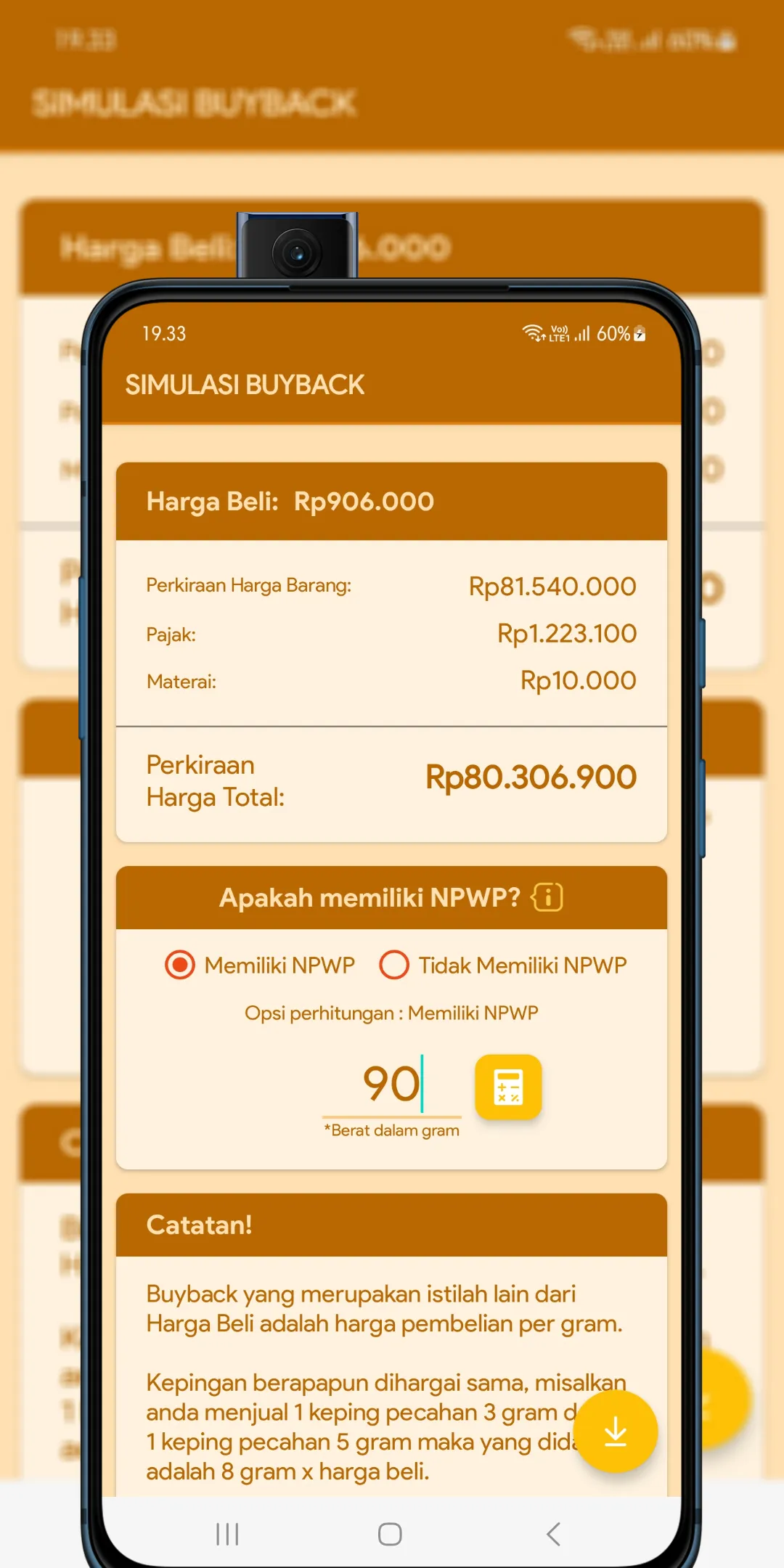 Harga Emas Harian (Realtime) | Indus Appstore | Screenshot