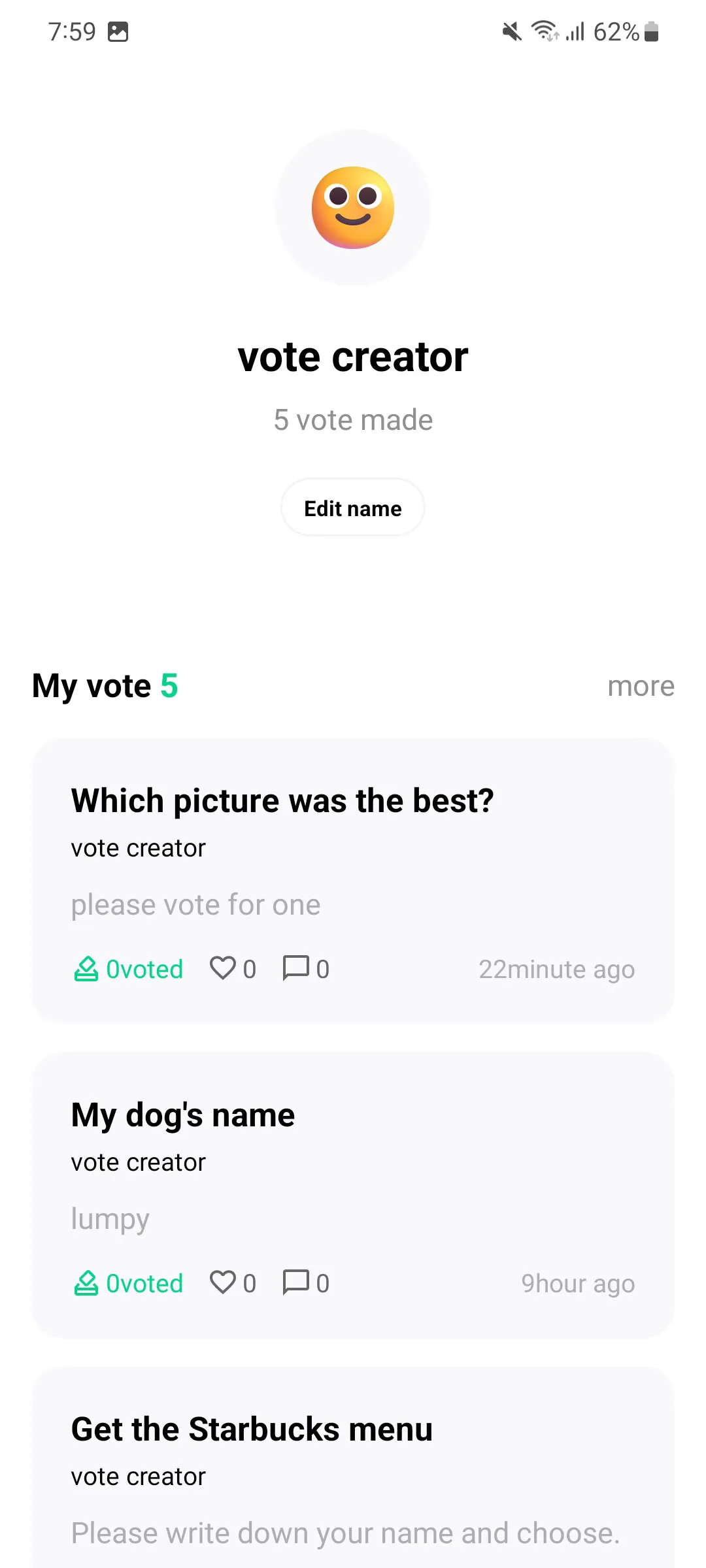 Create Poll | Indus Appstore | Screenshot