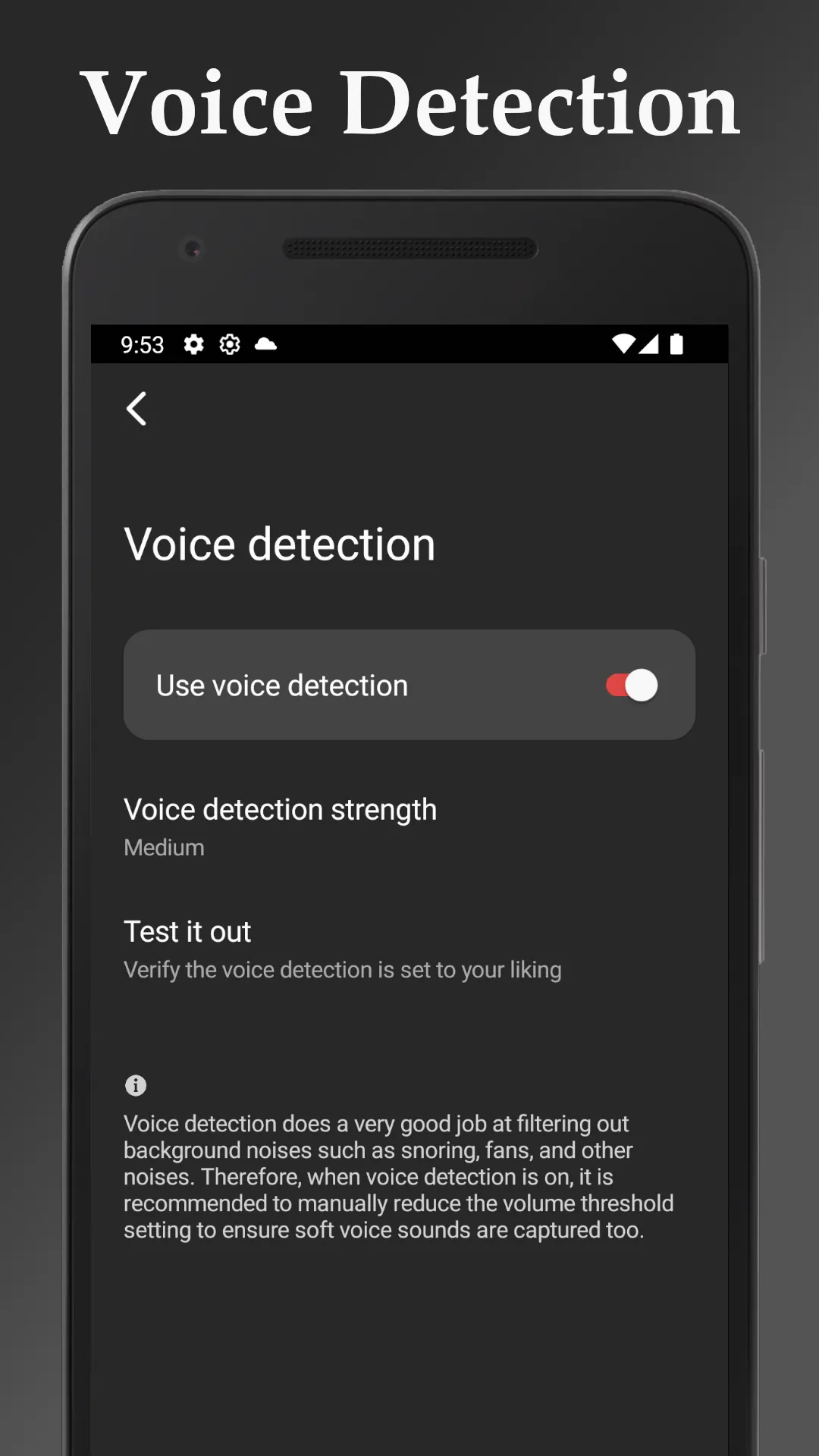Dream Voices - Sleep Recorder | Indus Appstore | Screenshot