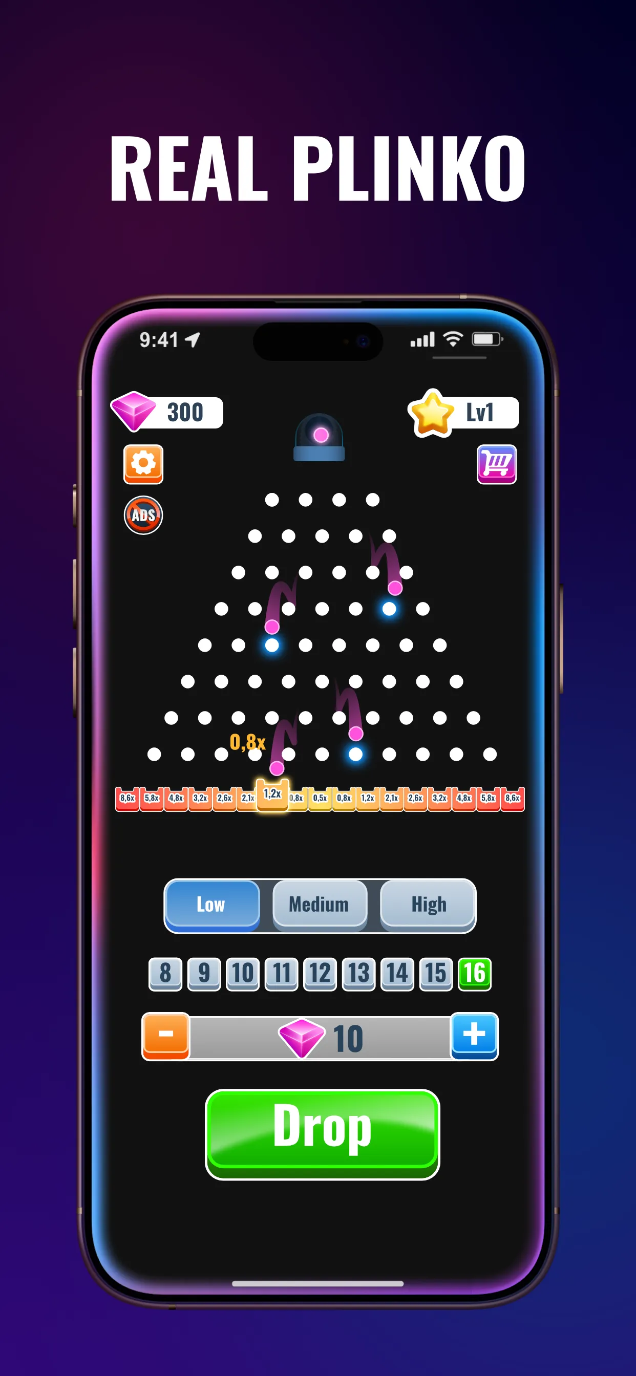 Plinko x100 - Plinko Balls XY | Indus Appstore | Screenshot